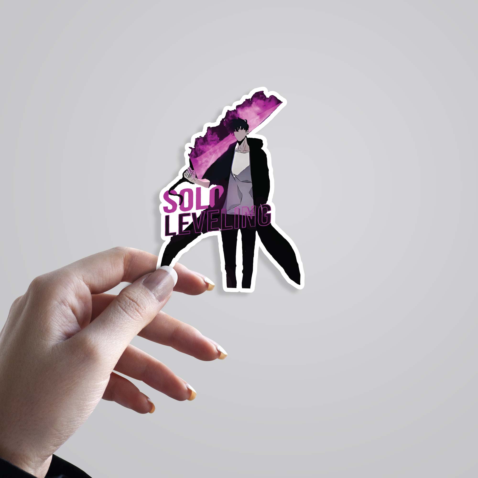 Solo Leveling Sung Jin Woo Anime Stickers