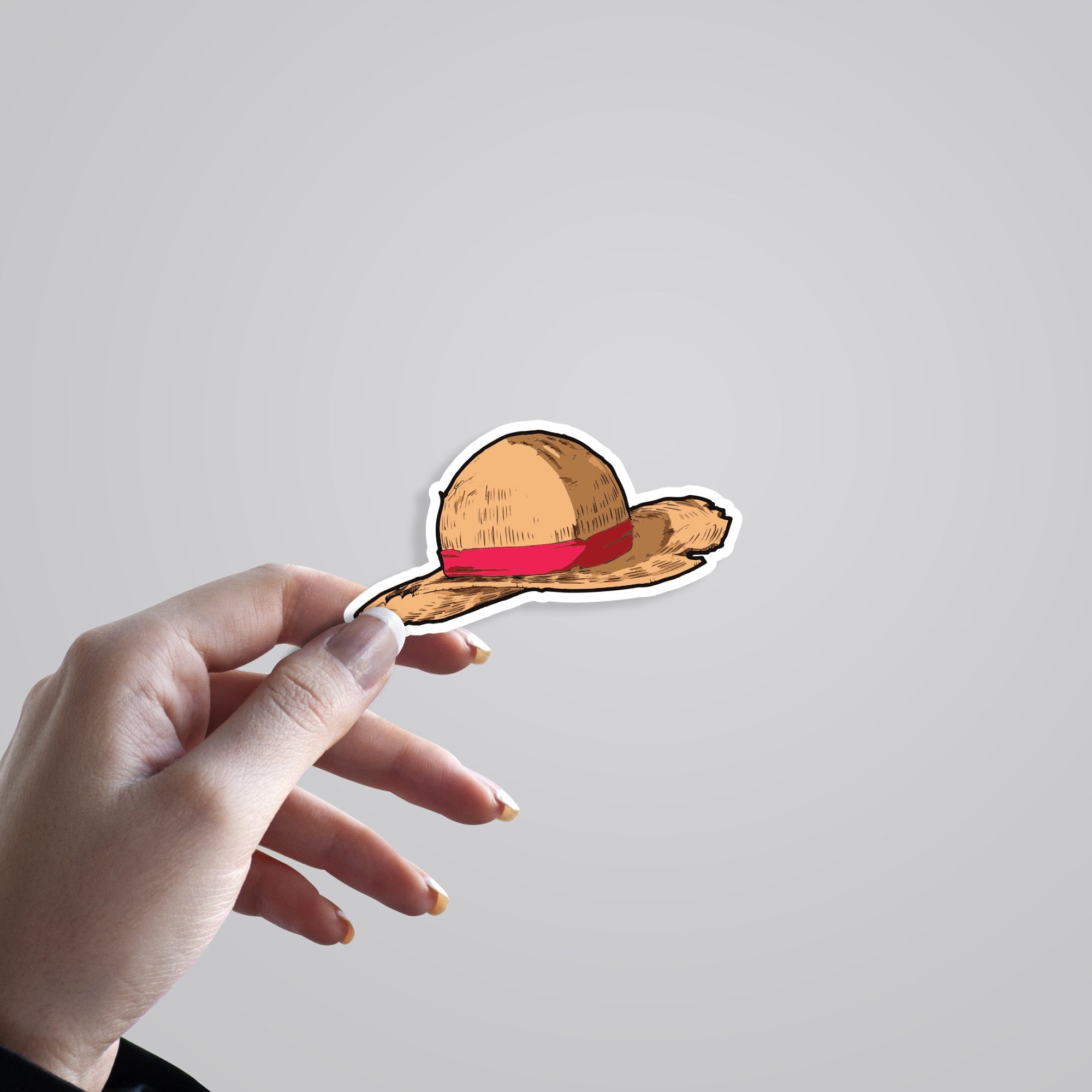 Straw hat Anime Stickers