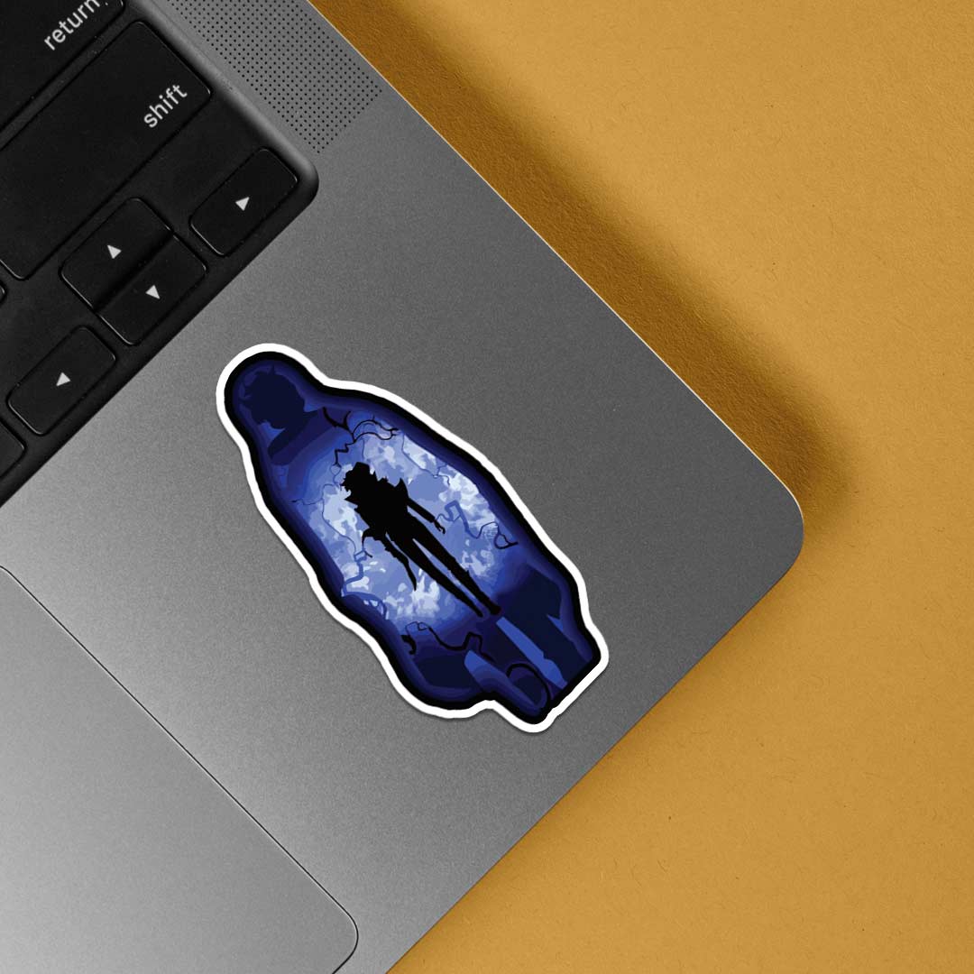 Sung Jin Woo Black Silhouette Anime Stickers