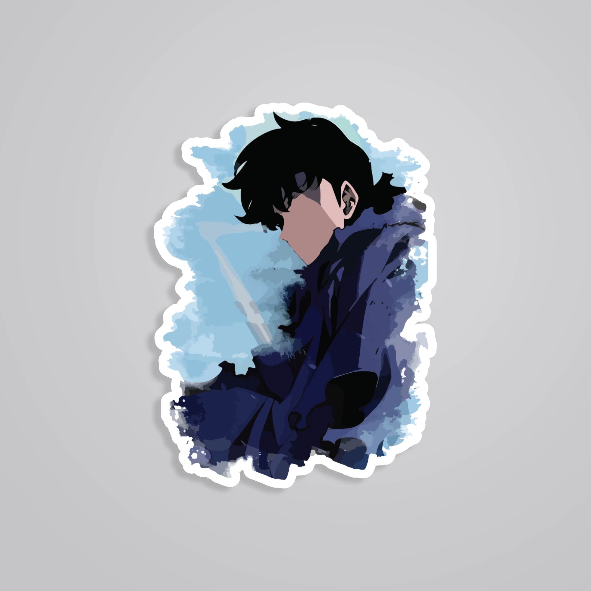 Fomo Store Stickers Anime Sung Jin Woo Minimalist