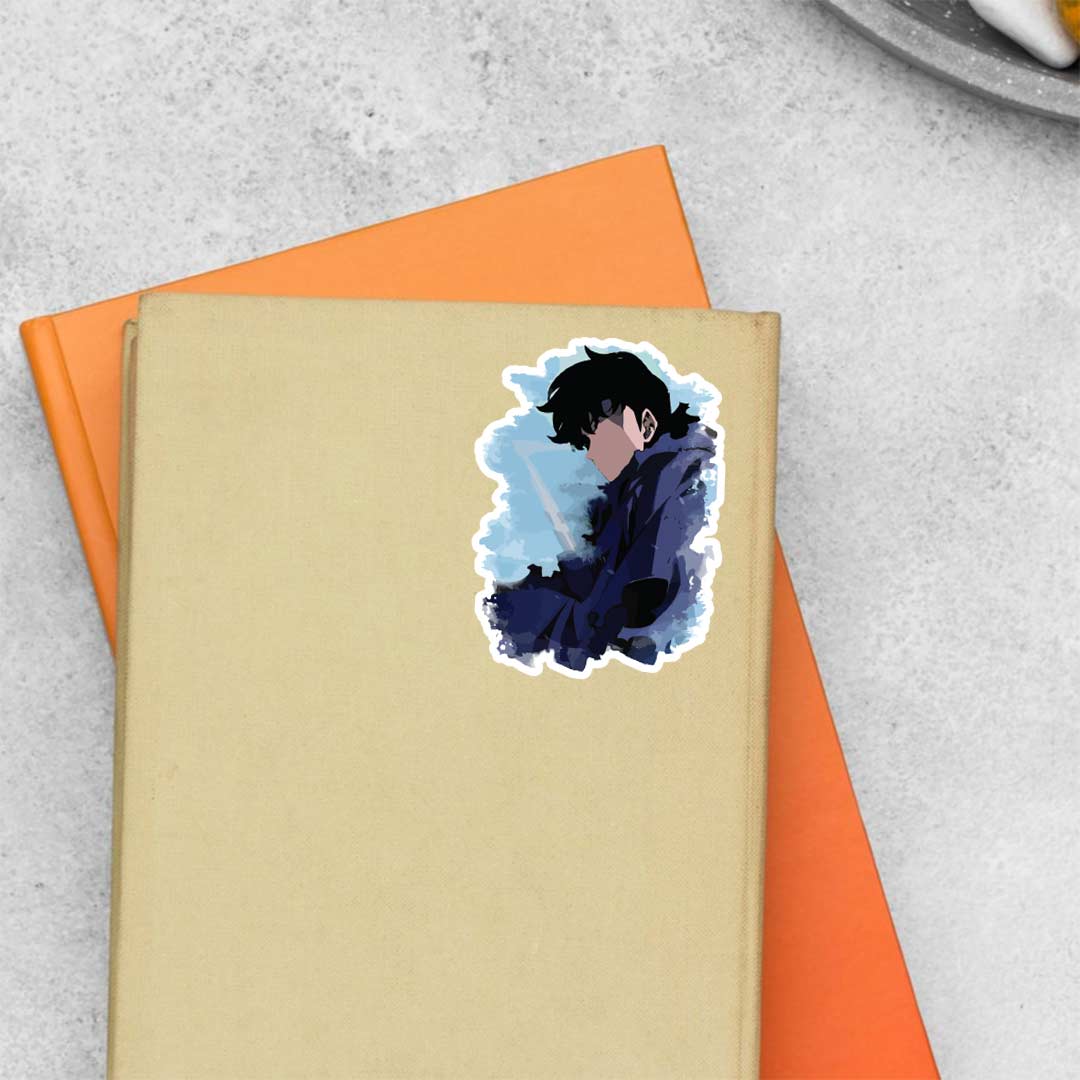 Sung Jin Woo Minimalist Anime Stickers