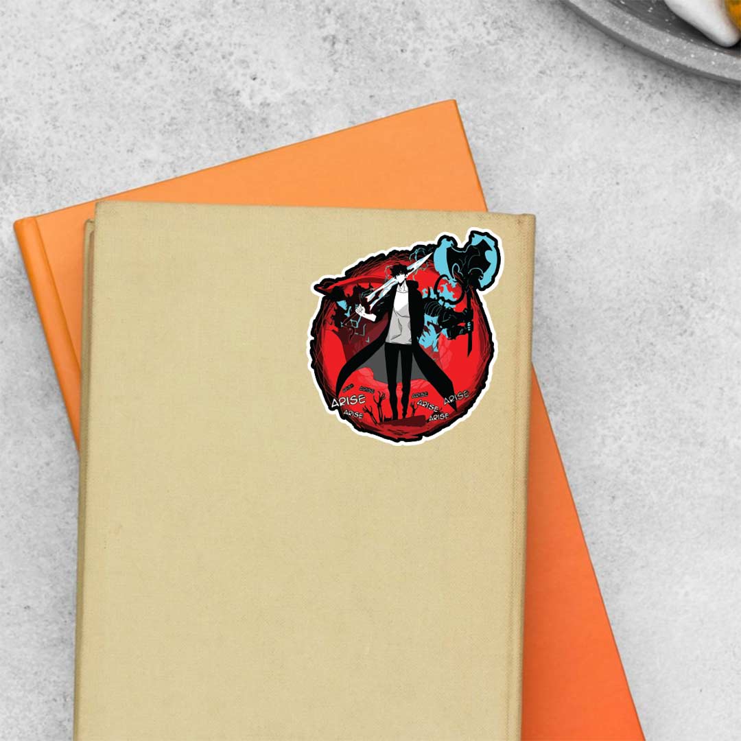 Sung Jin Woo Shadow Monarch Anime Stickers