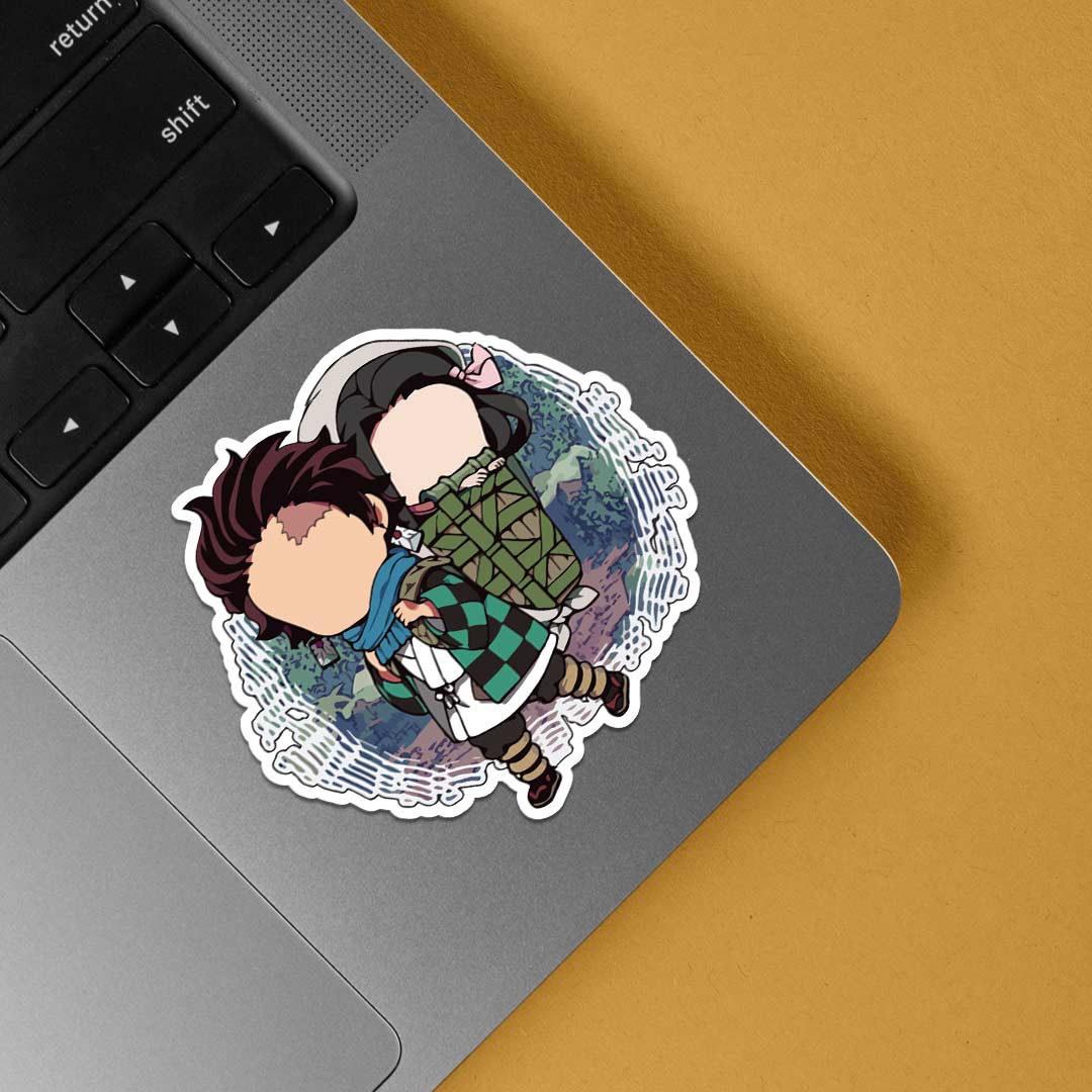 Tanjiro and Nezuko Anime Stickers