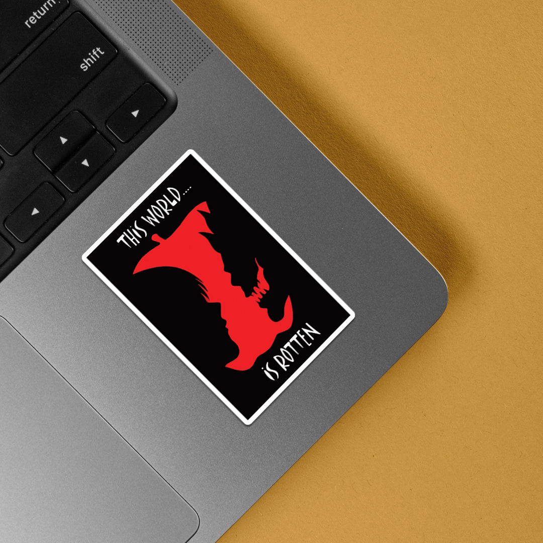 This World Is Rotten Death Note Anime Stickers