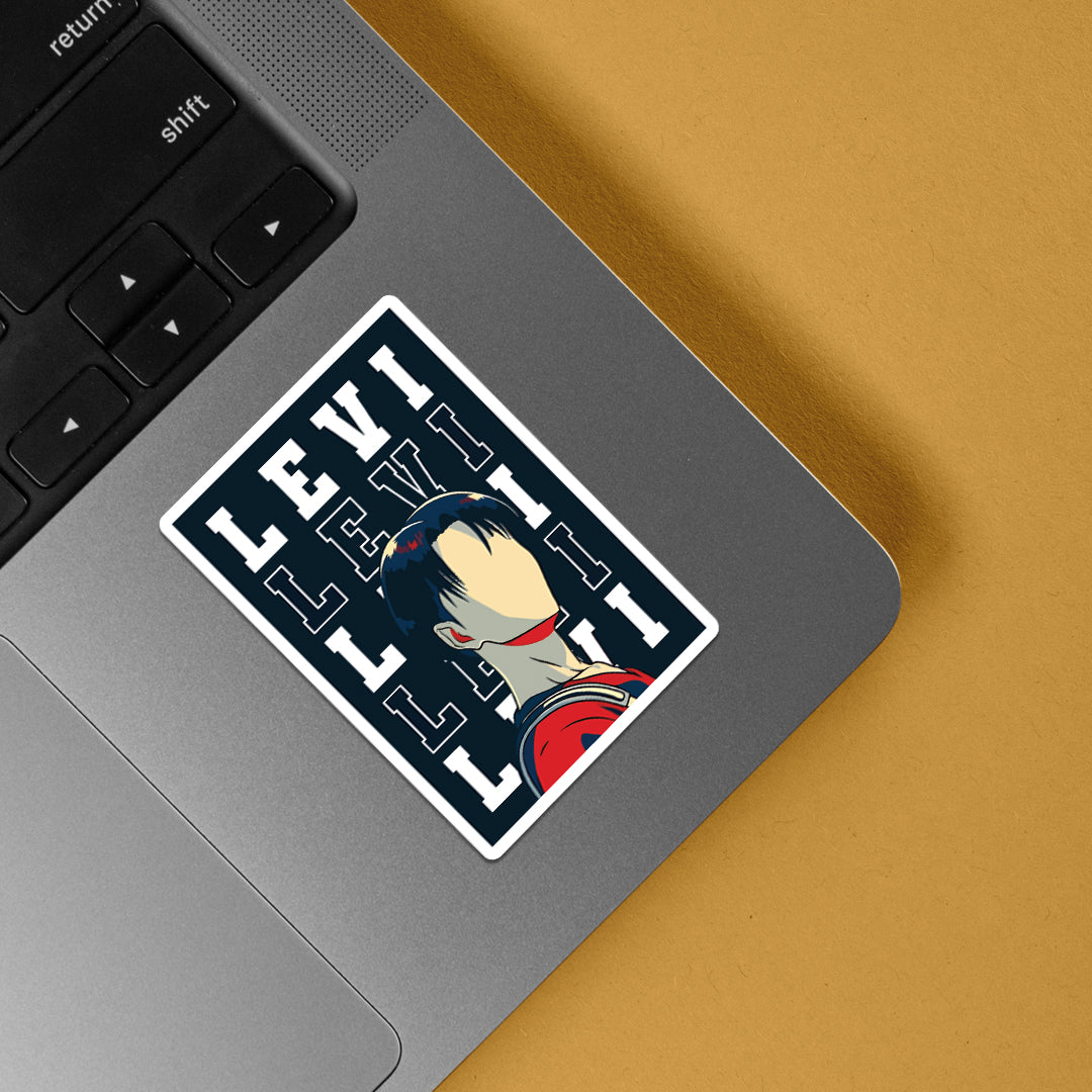 Titan Slayer Levi Anime Stickers