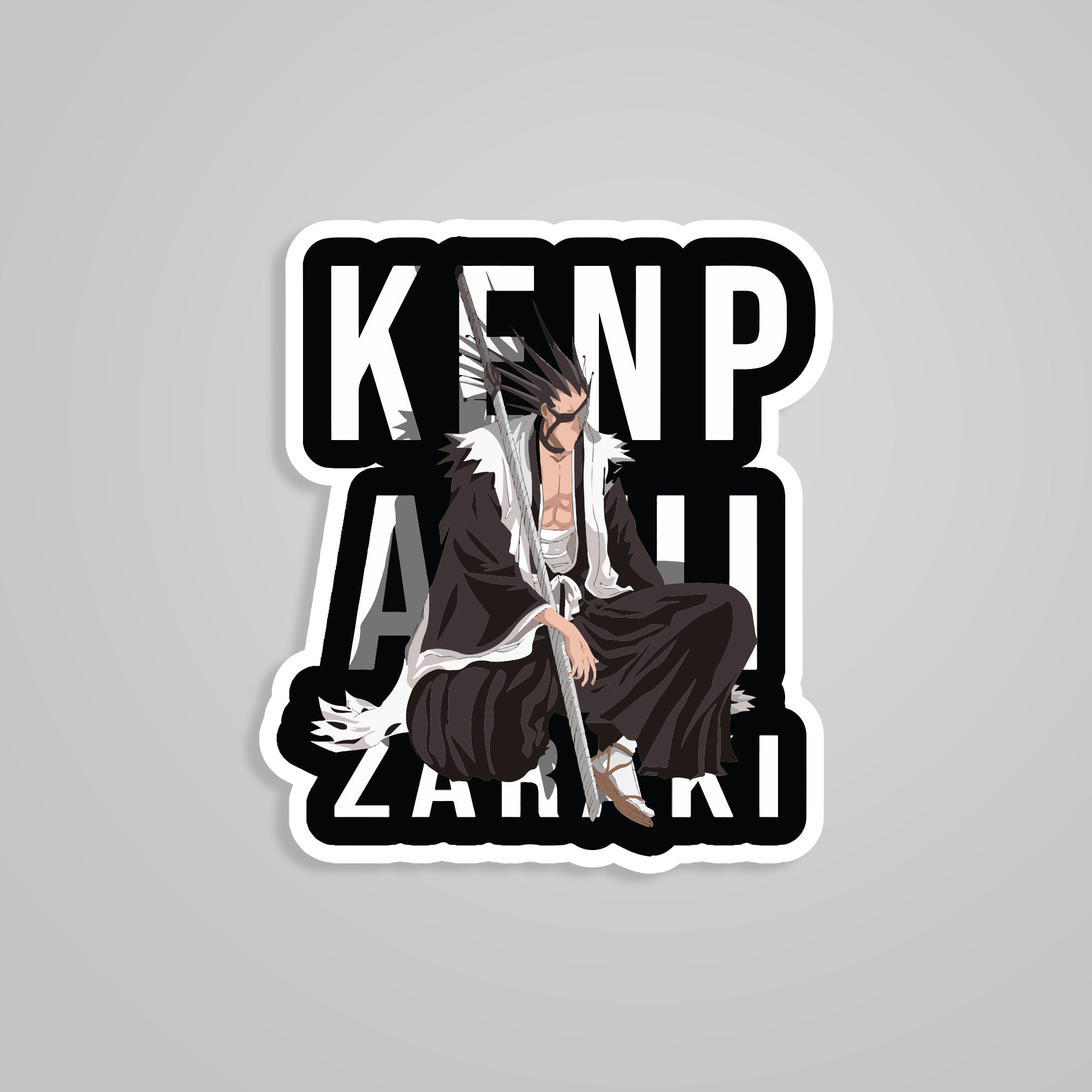 Fomo Store Stickers Anime Zaraki Kenpachi