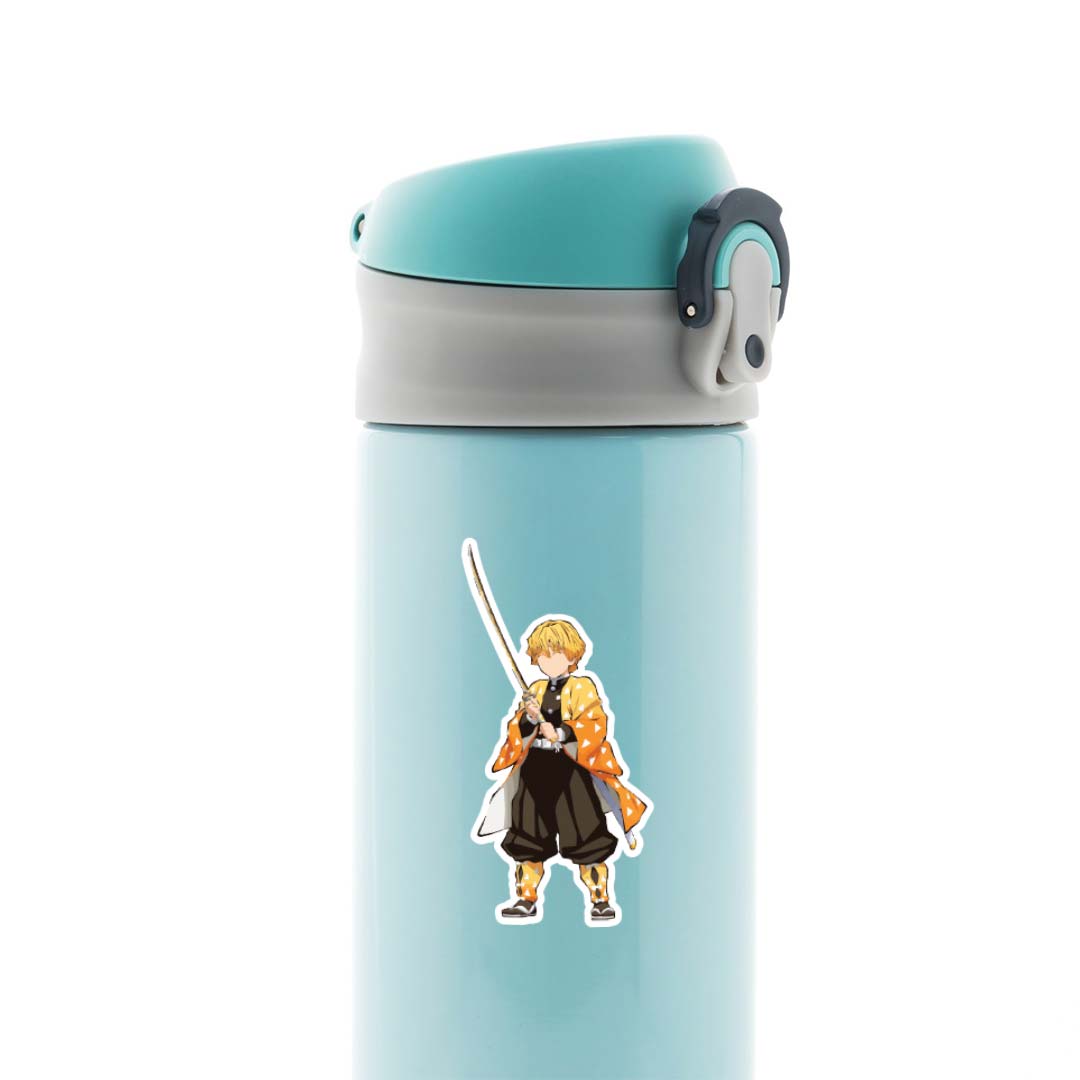 Zenitsu Agatsuma Minimalist Anime Stickers