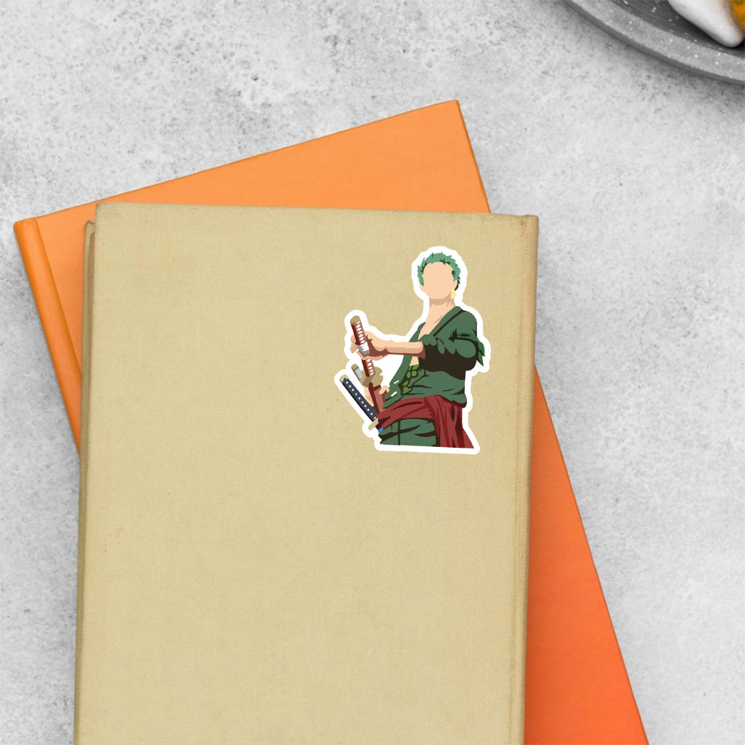 Zoro Minimalist Anime Stickers