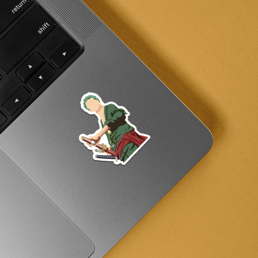 Zoro Minimalist Anime Stickers