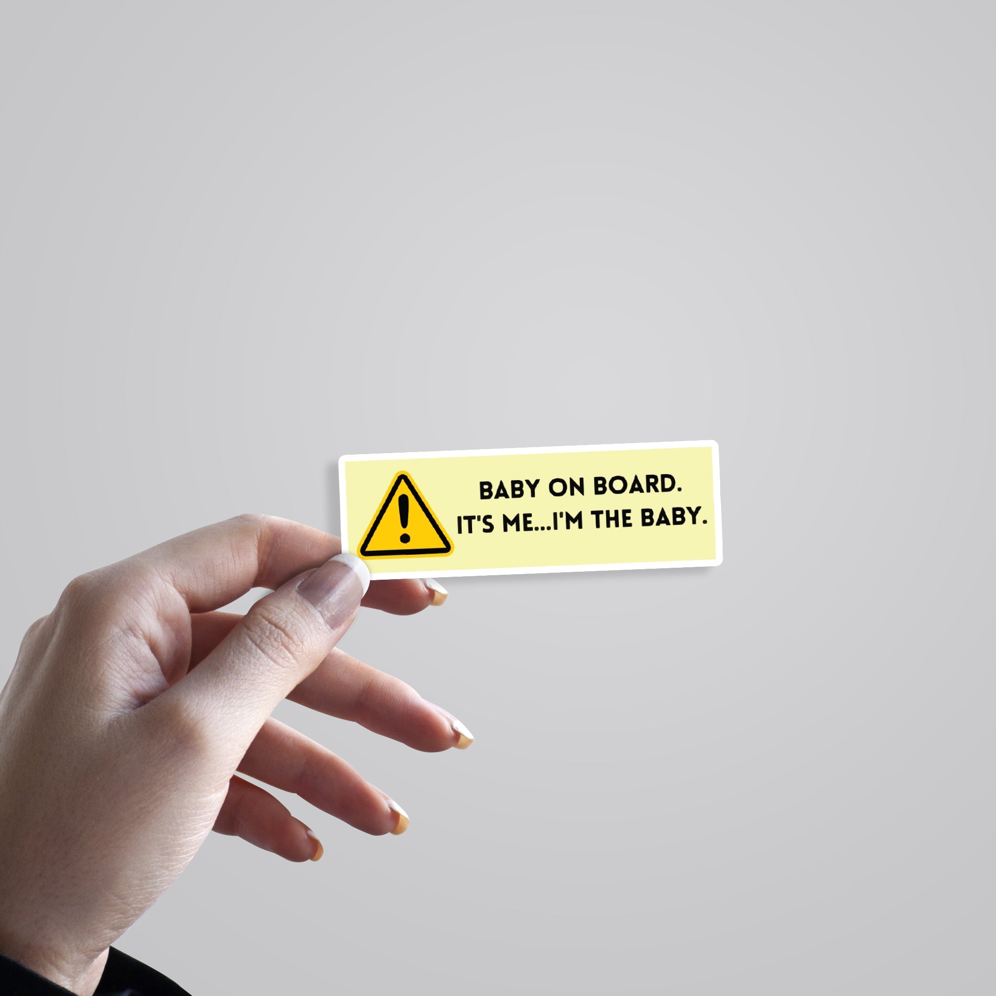 Baby On Board Its Me, I'm the Baby Cars & Bikes Stickers