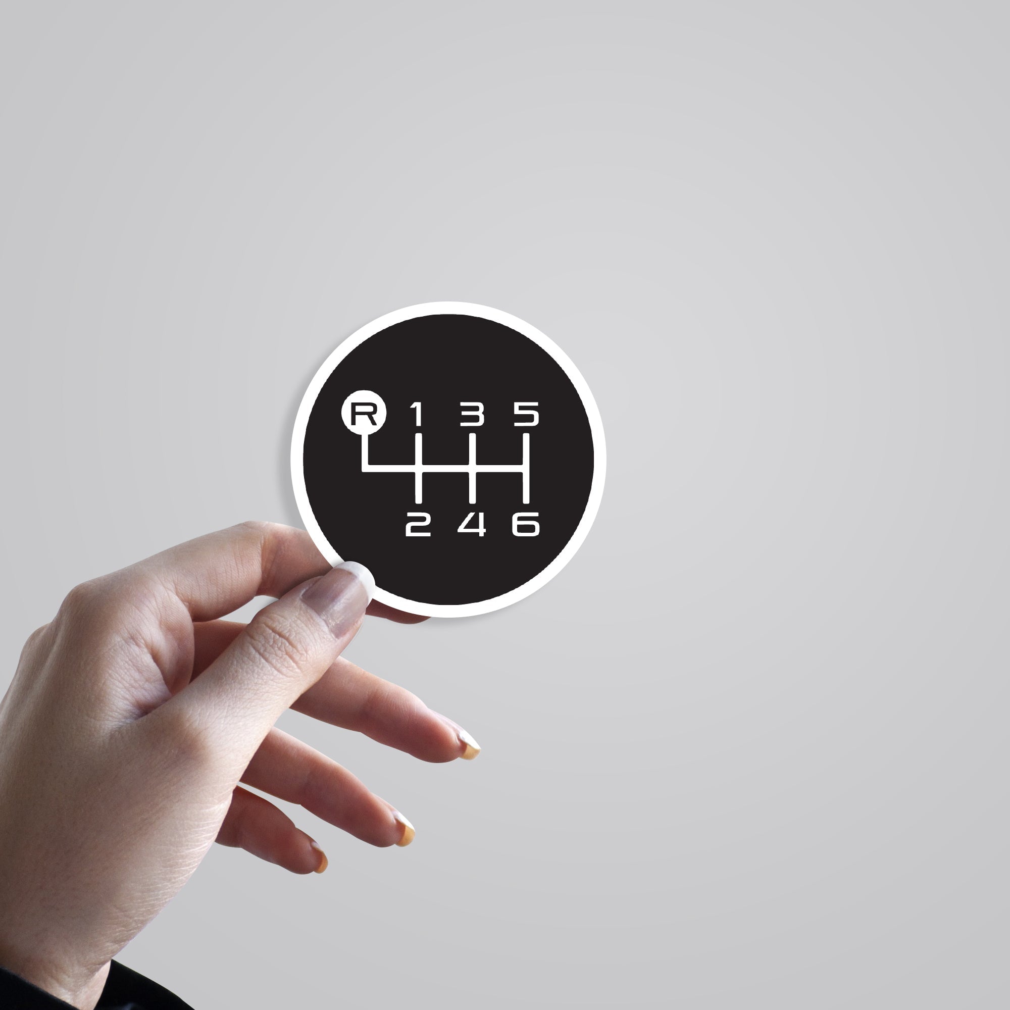 Car Shift Gear Cars & Bikes Stickers