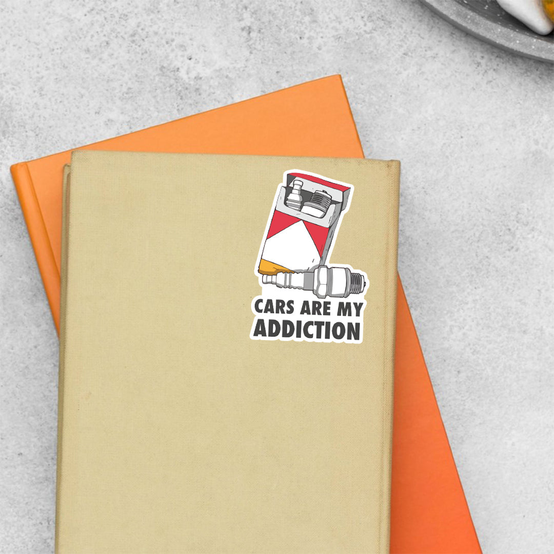 Cars Are My Addiction Cars & Bikes Stickers