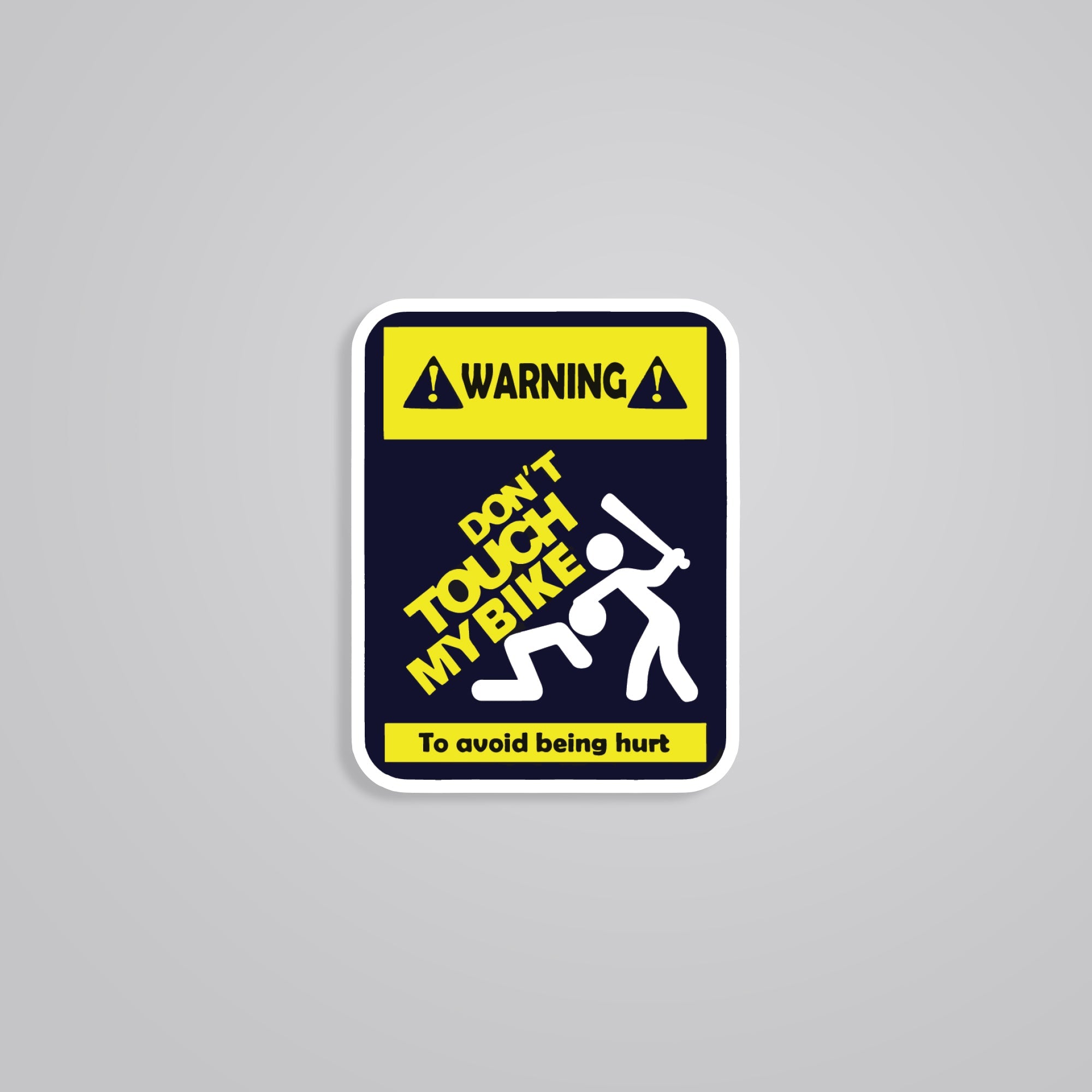 Fomo Store Stickers Cars & Bikes Don't Touch My Bike