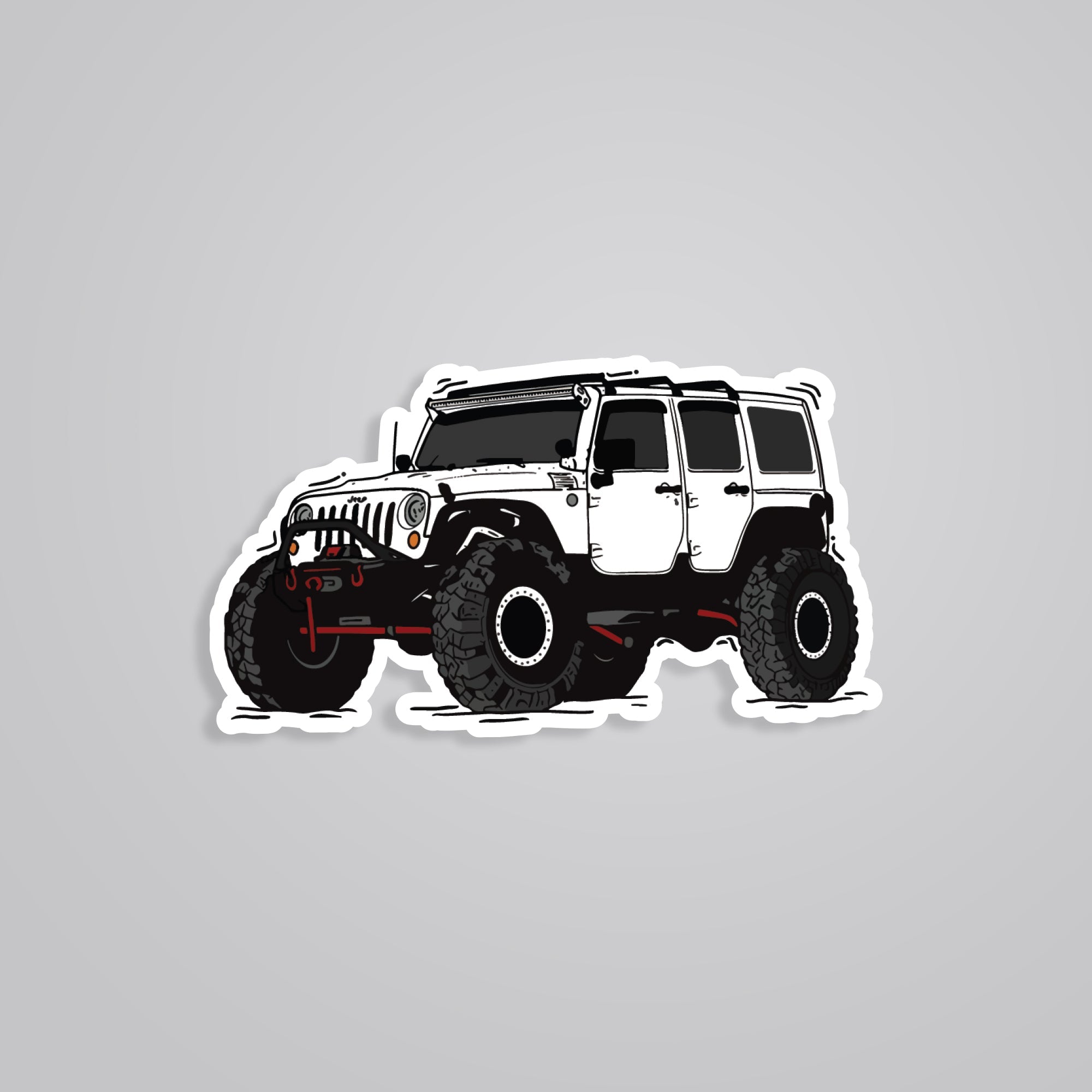 Fomo Store Stickers Cars & Bikes Jeep Wrangler