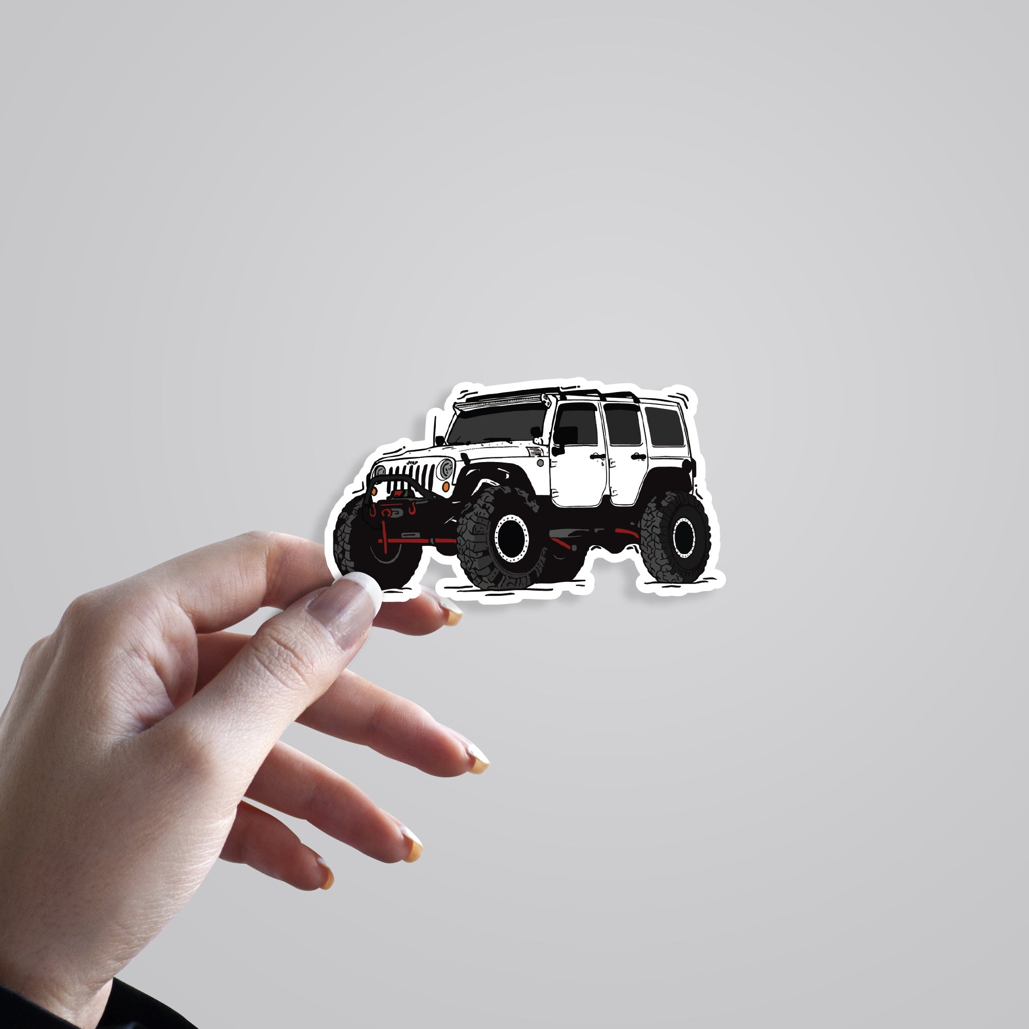 Jeep Wrangler Cars & Bikes Stickers