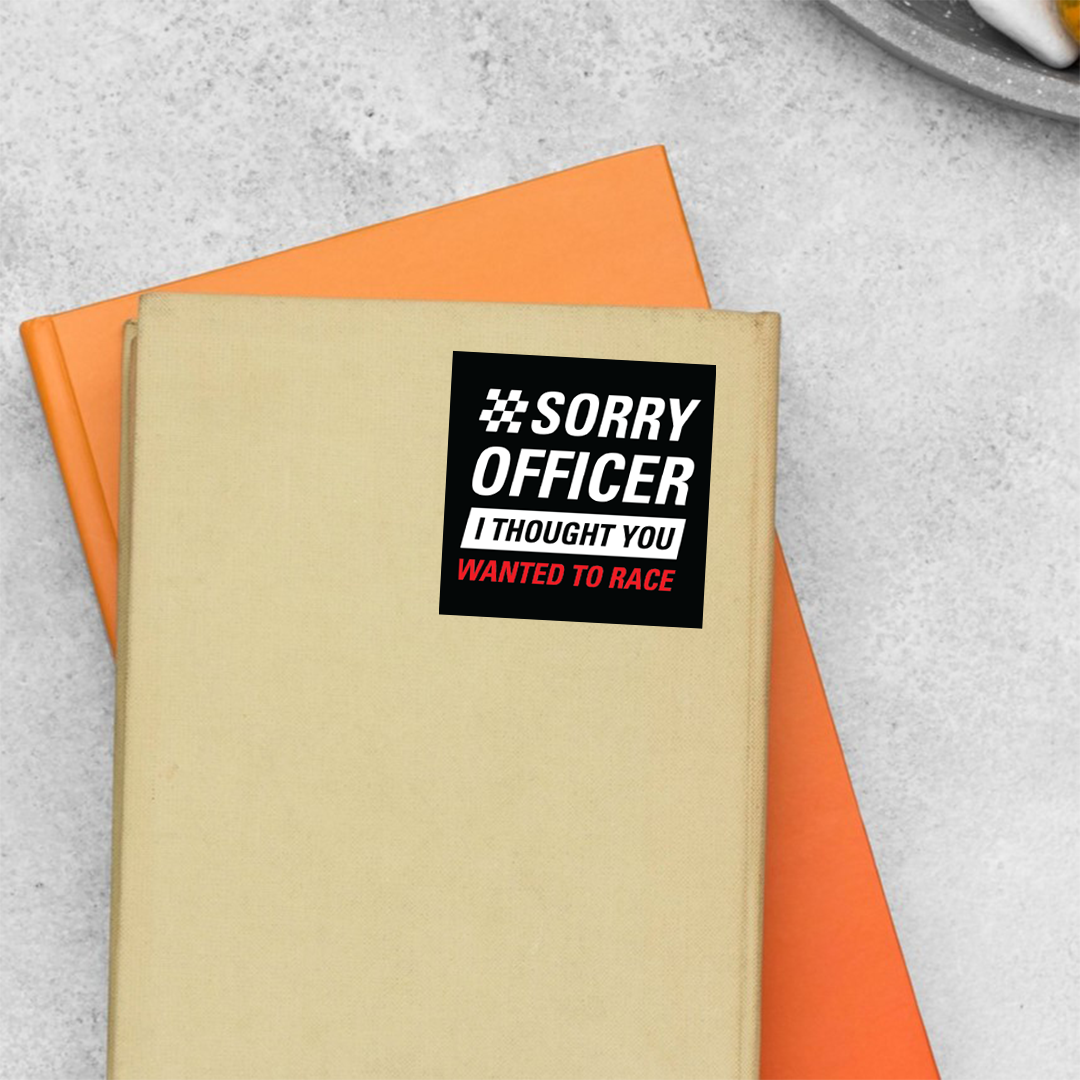 Sorry, I Thought You Wanted To Race Cars & Bikes Stickers