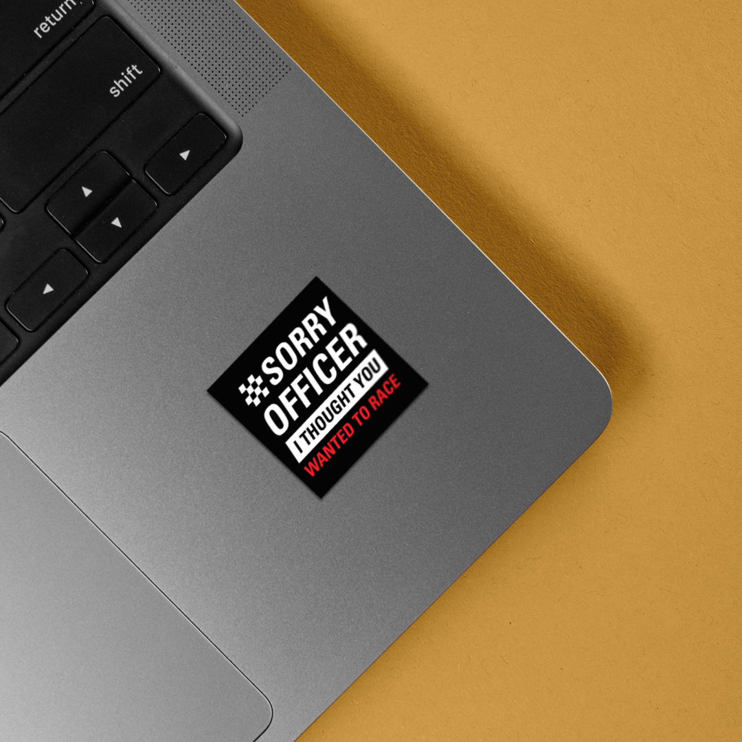 Sorry, I Thought You Wanted To Race Cars & Bikes Stickers