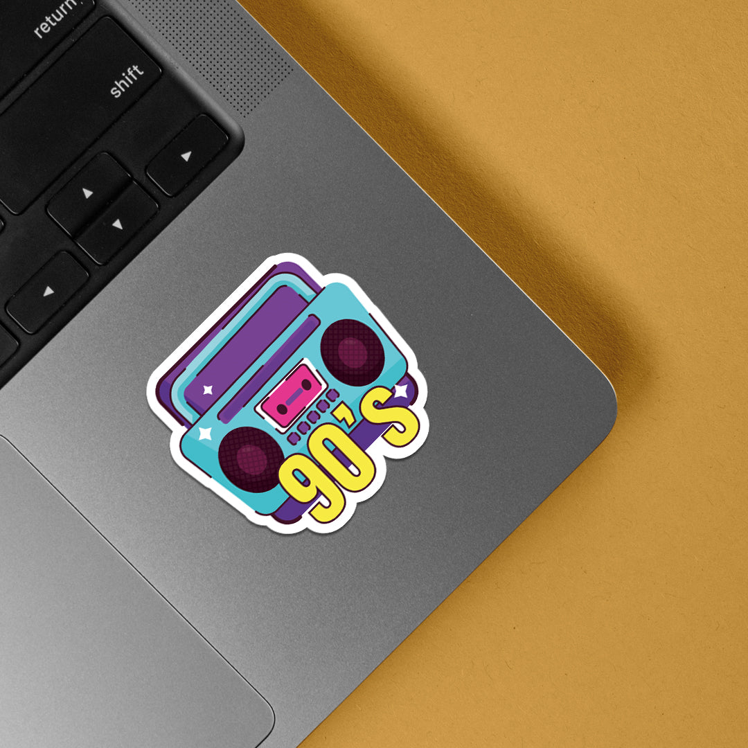 90's Retro Music Player Casual Stickers