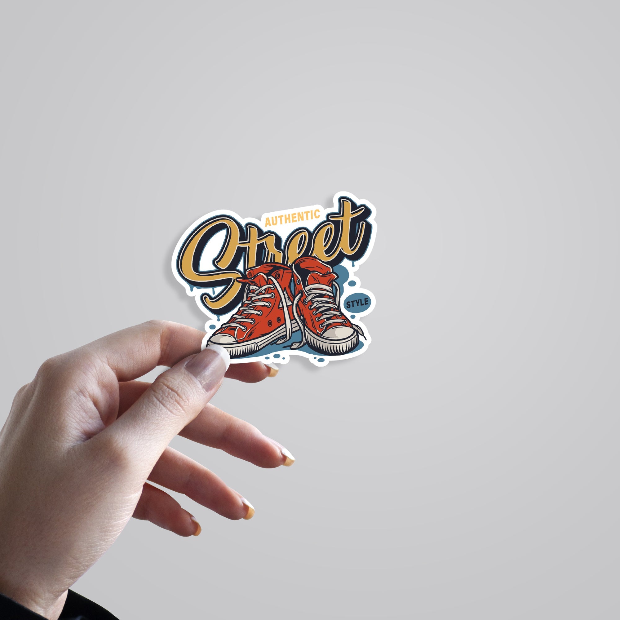 Authentic Street Style Casual Stickers