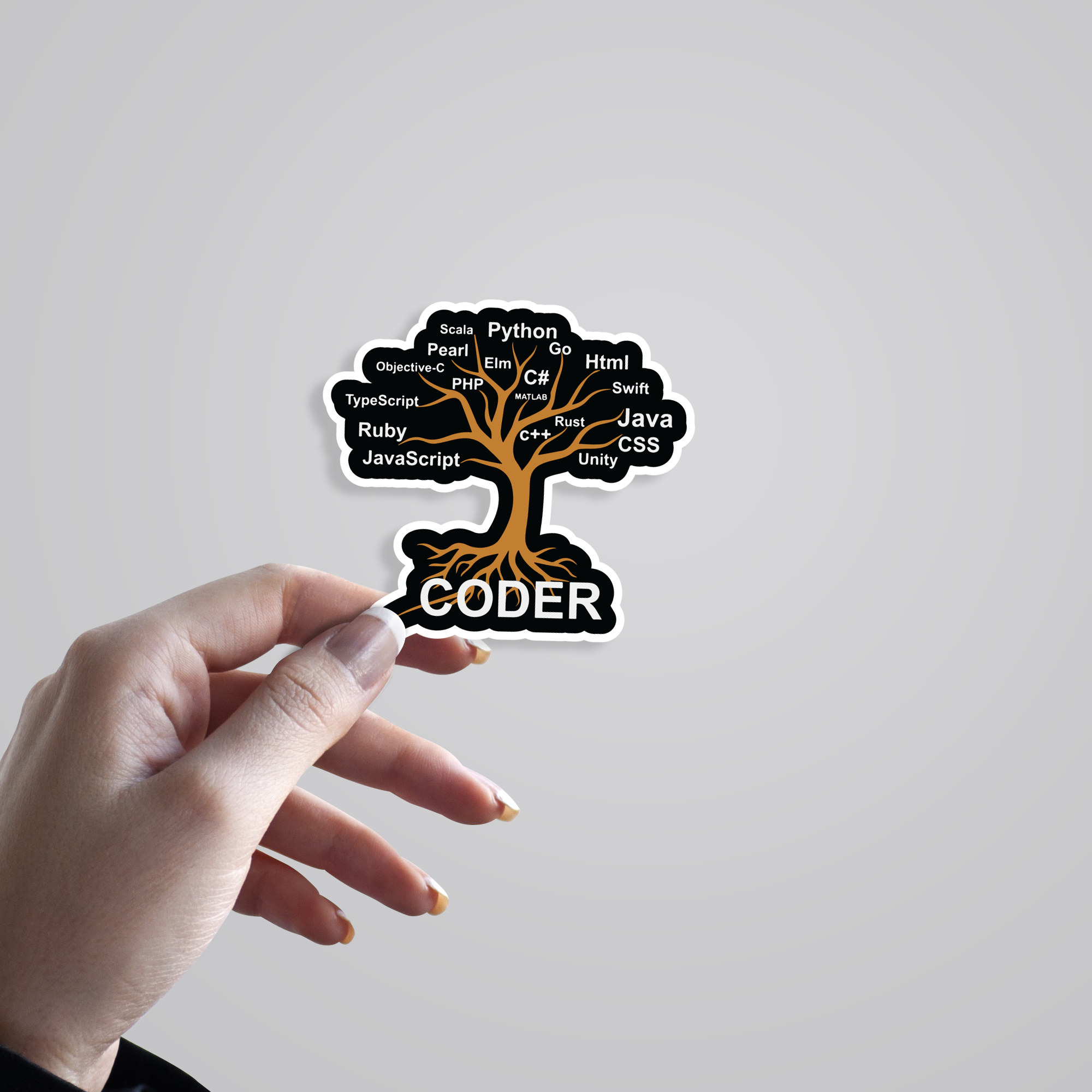 Coder Casual Stickers