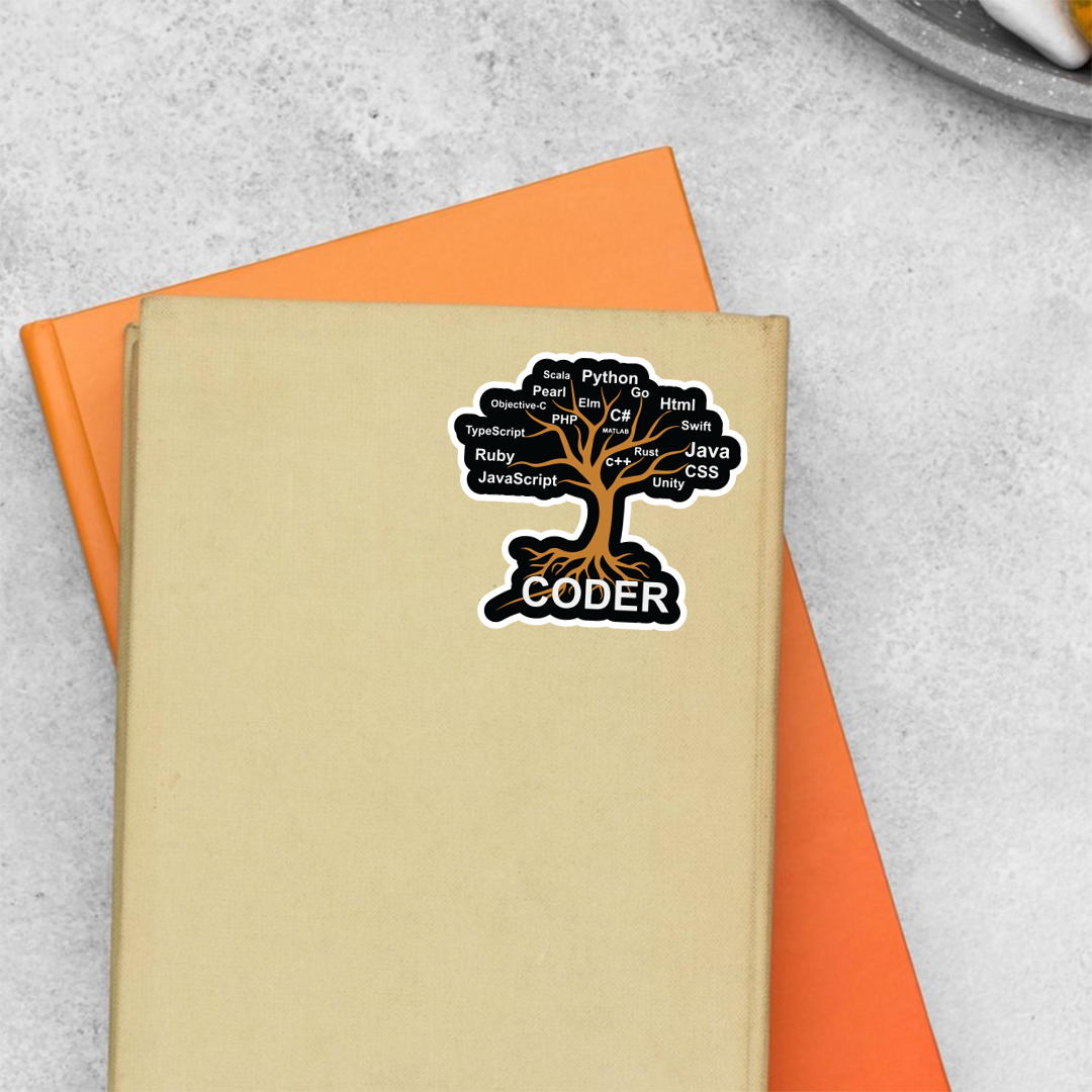 Coder Casual Stickers