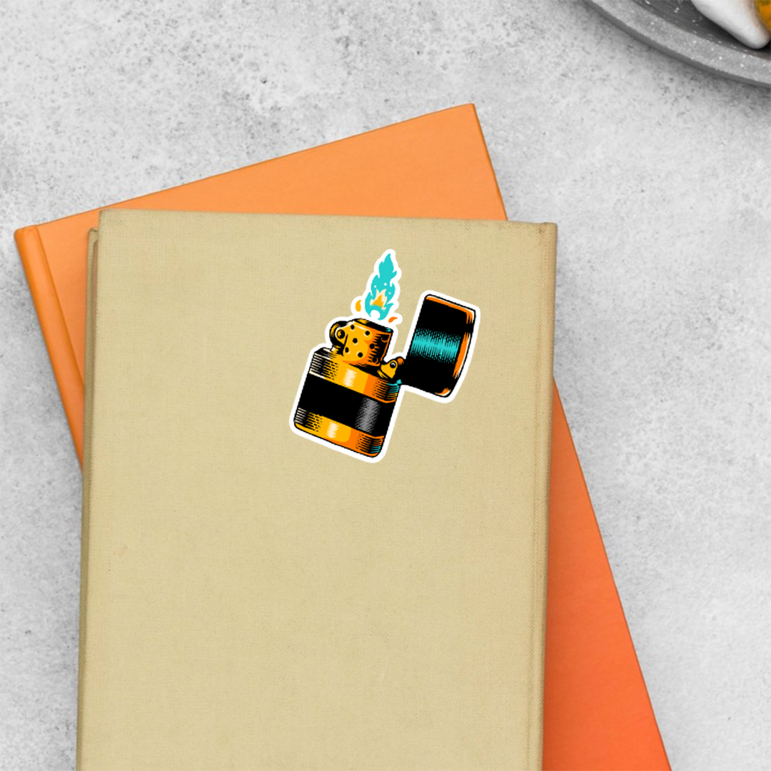 Fire Lighter Casual Stickers