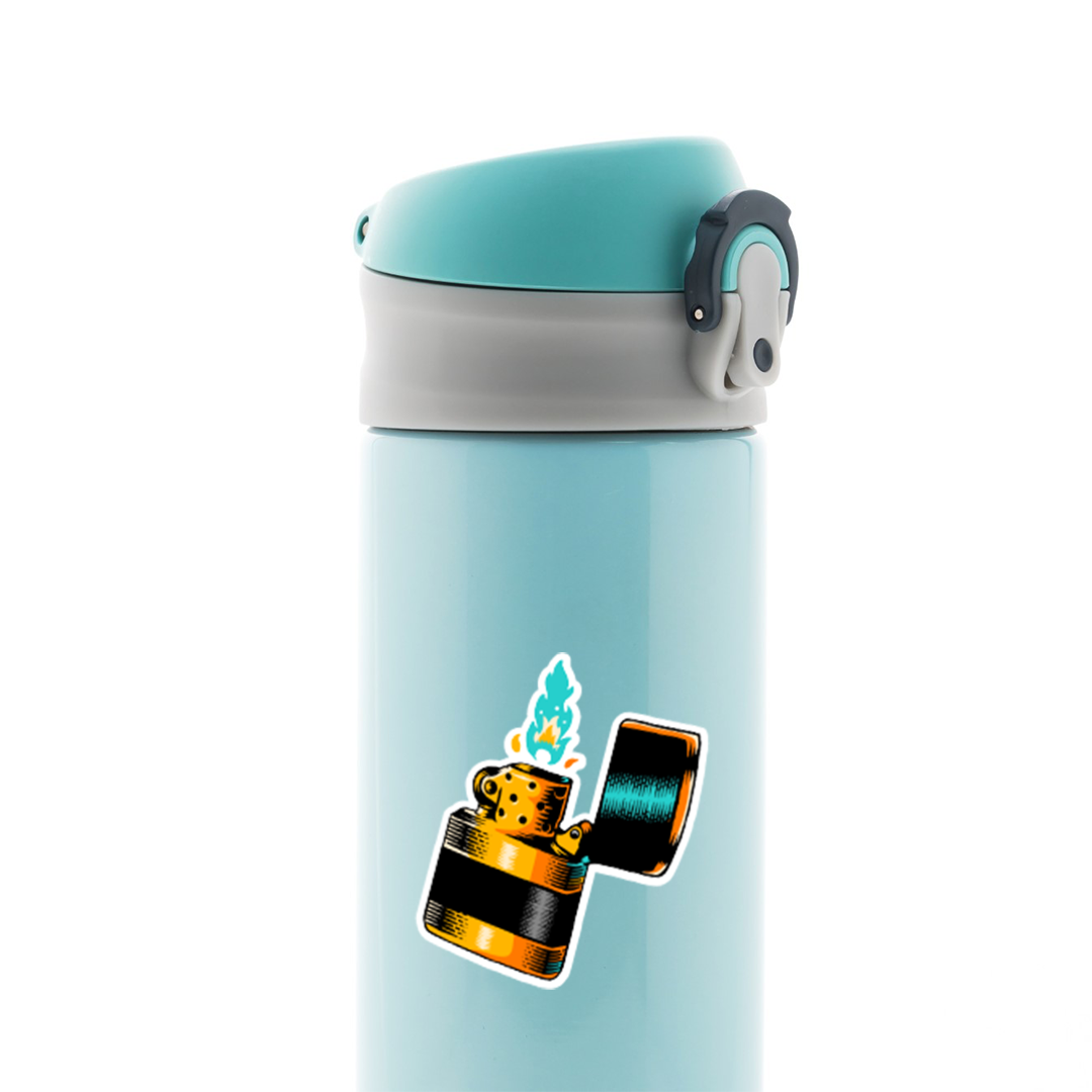 Fire Lighter Casual Stickers