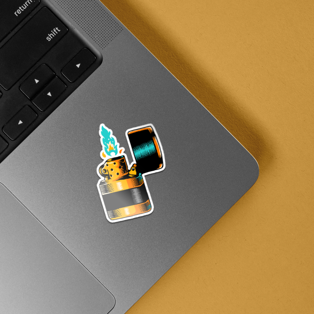 Fire Lighter Casual Stickers