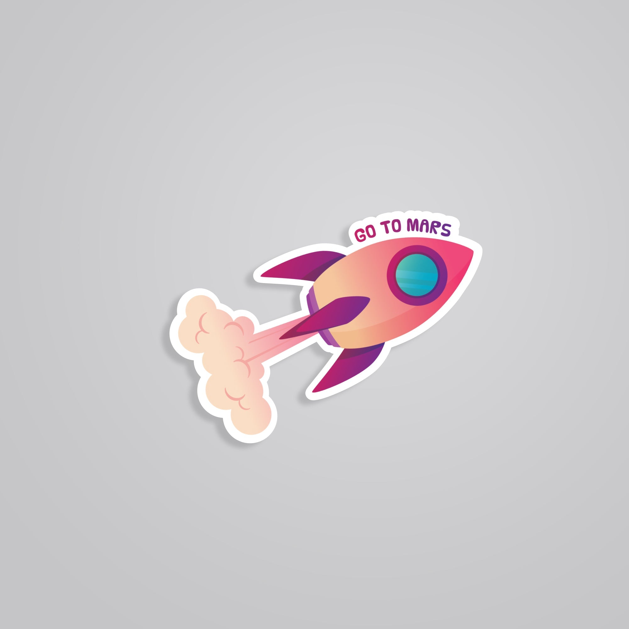 Fomo Store Stickers Casual Go To Mars