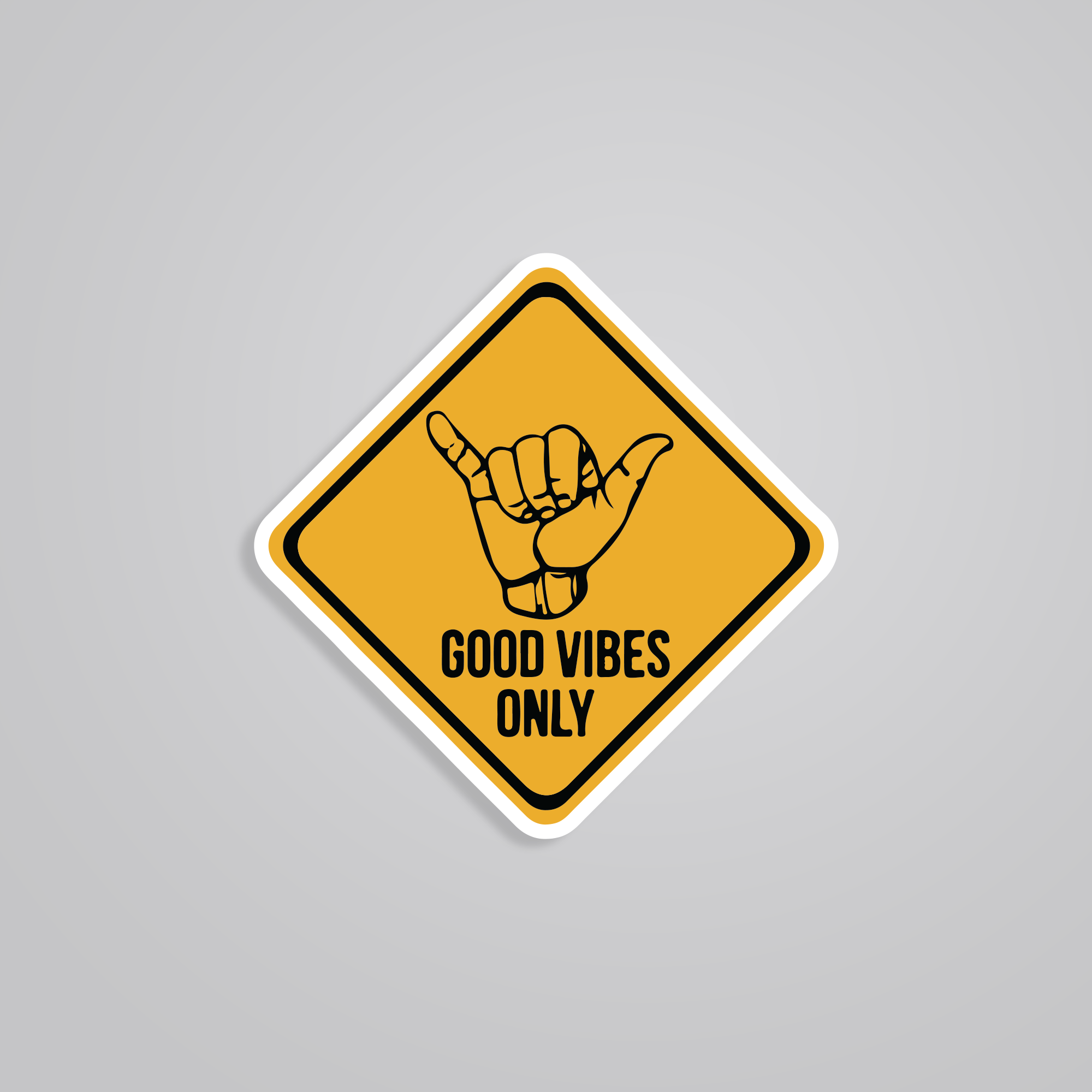 Fomo Store Stickers Casual Good Vibes Only