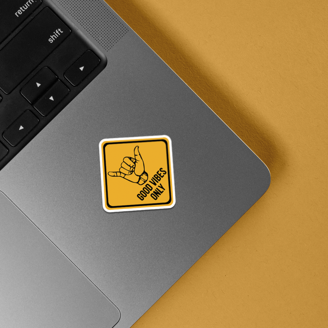 Good Vibes Only Casual Stickers