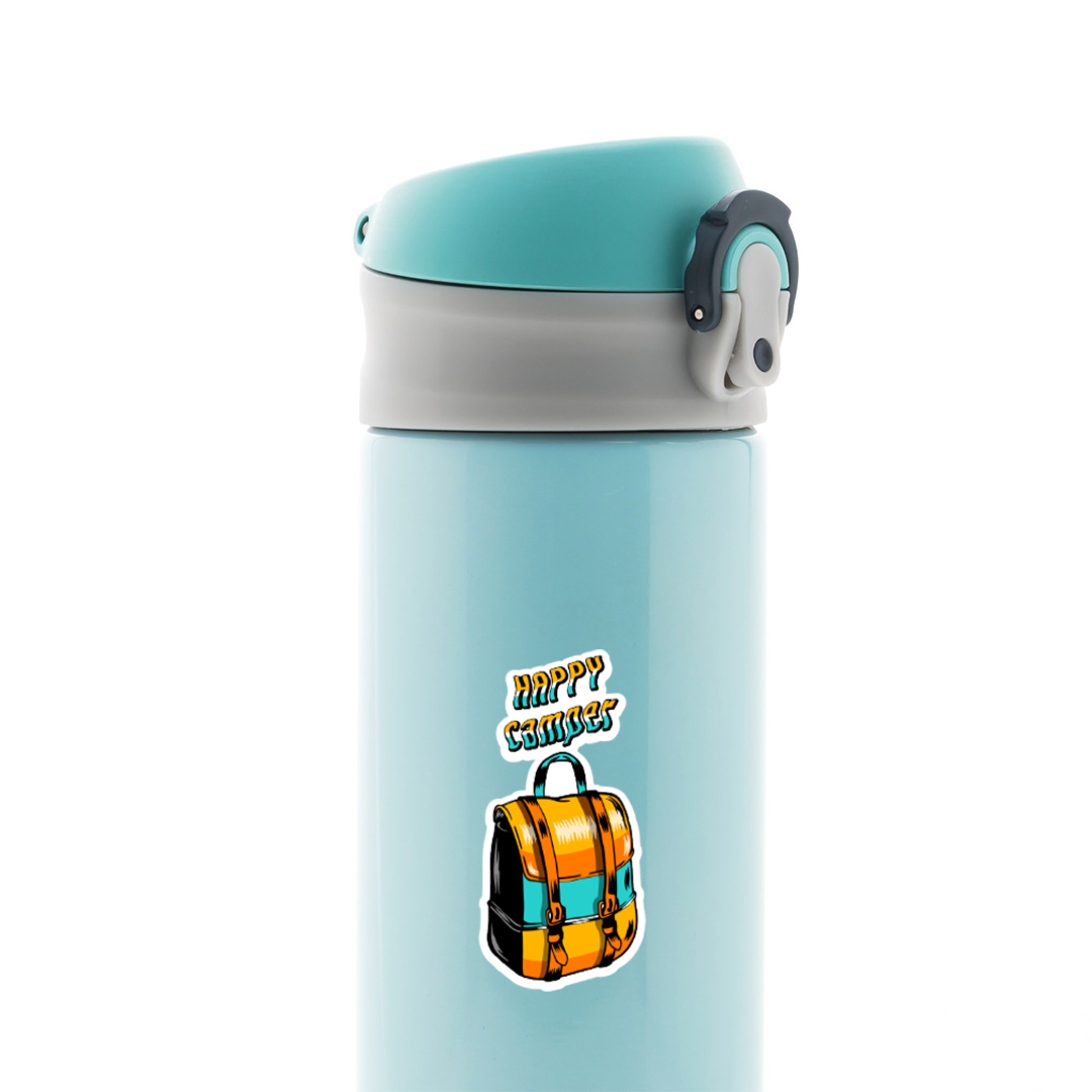 Happy Camping Travels Stickers