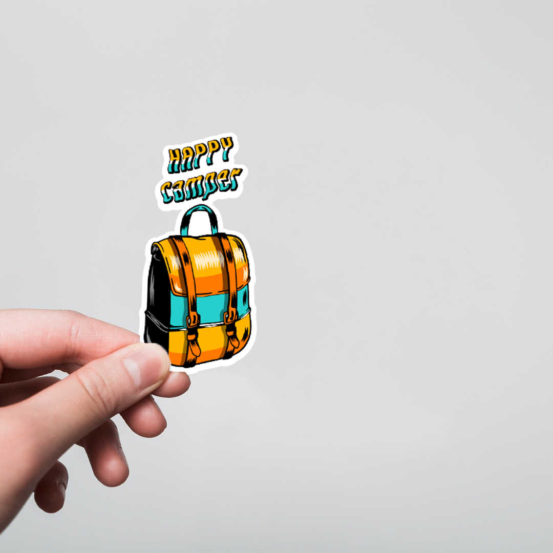 Fomo Store Stickers Travels Happy Camping