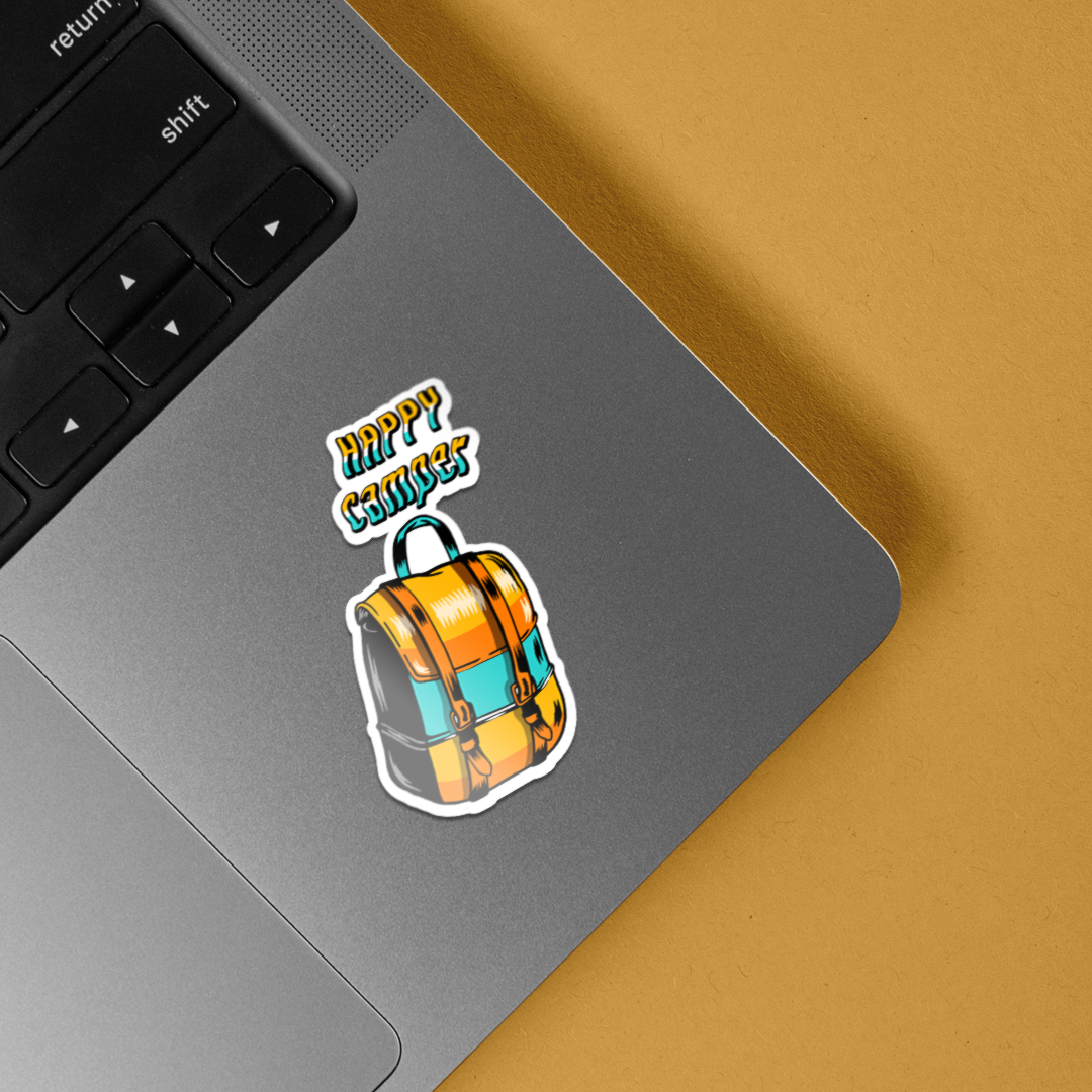 Happy Camping Travels Stickers