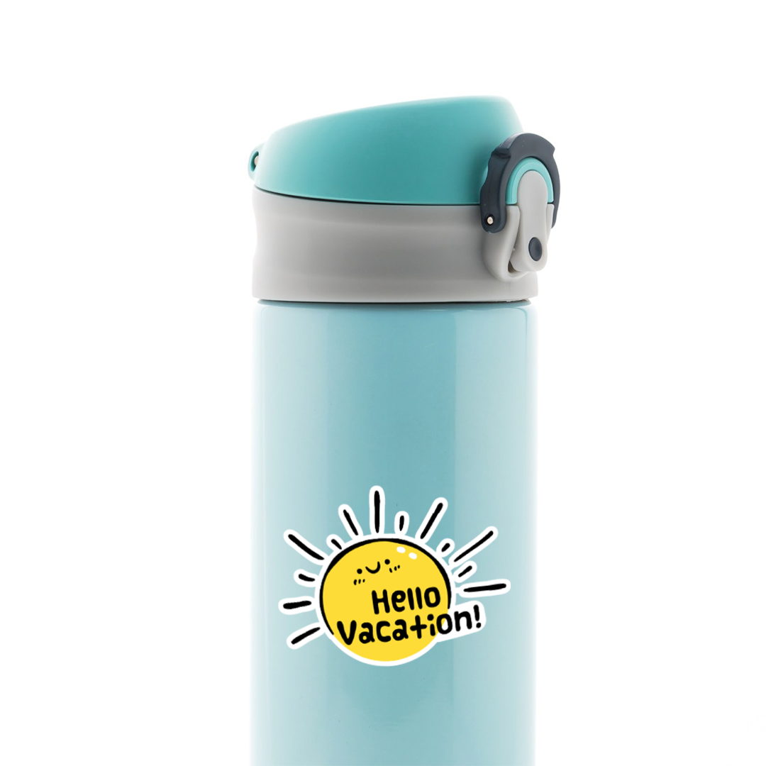 Hello Vacation Travels Stickers