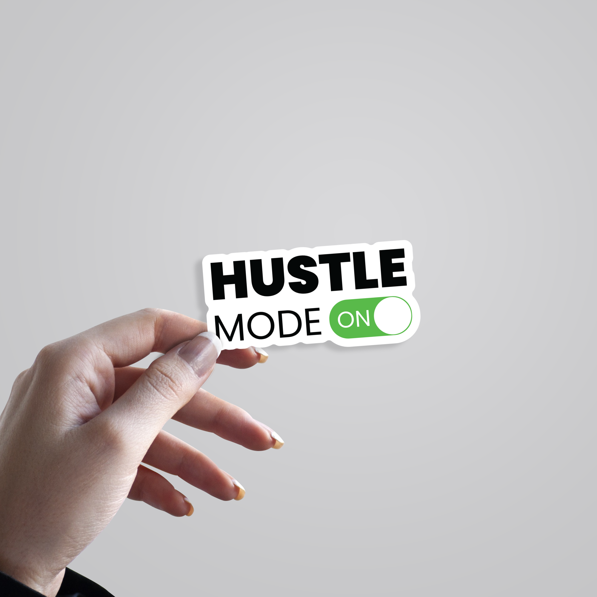Hustle Mode On Casual Stickers