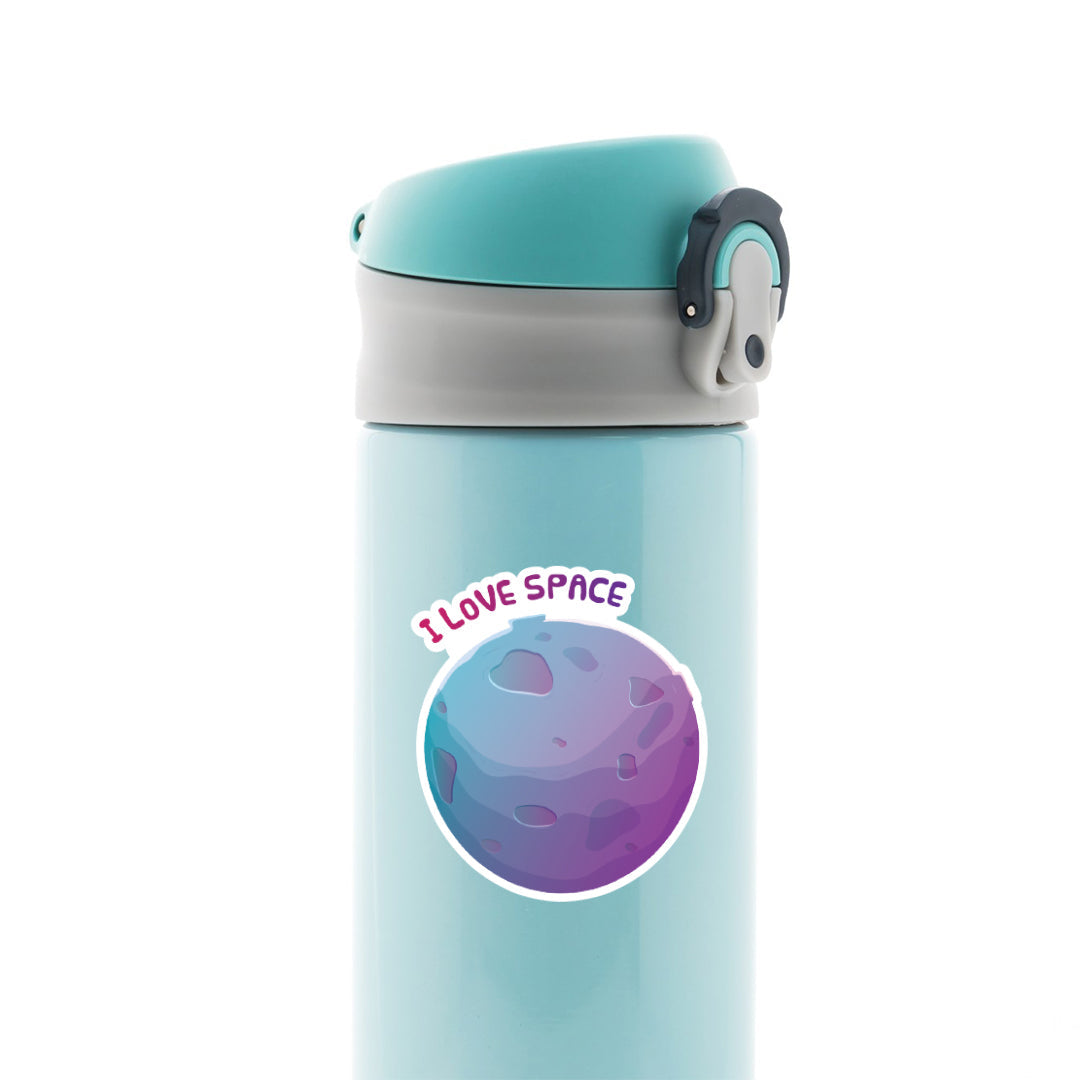I Love Space Casual Stickers