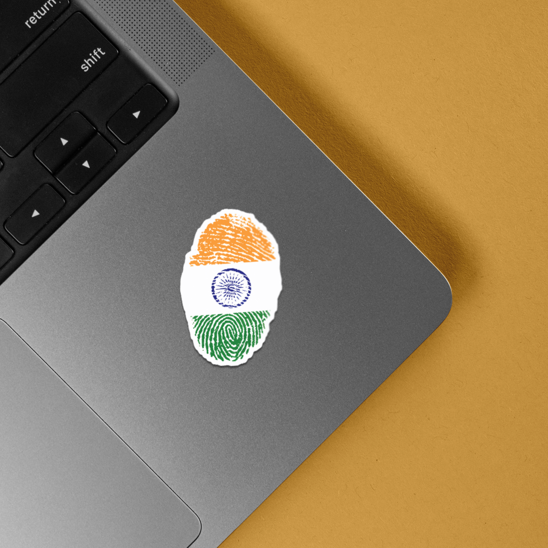 Indian Flag Thumb Casual Stickers