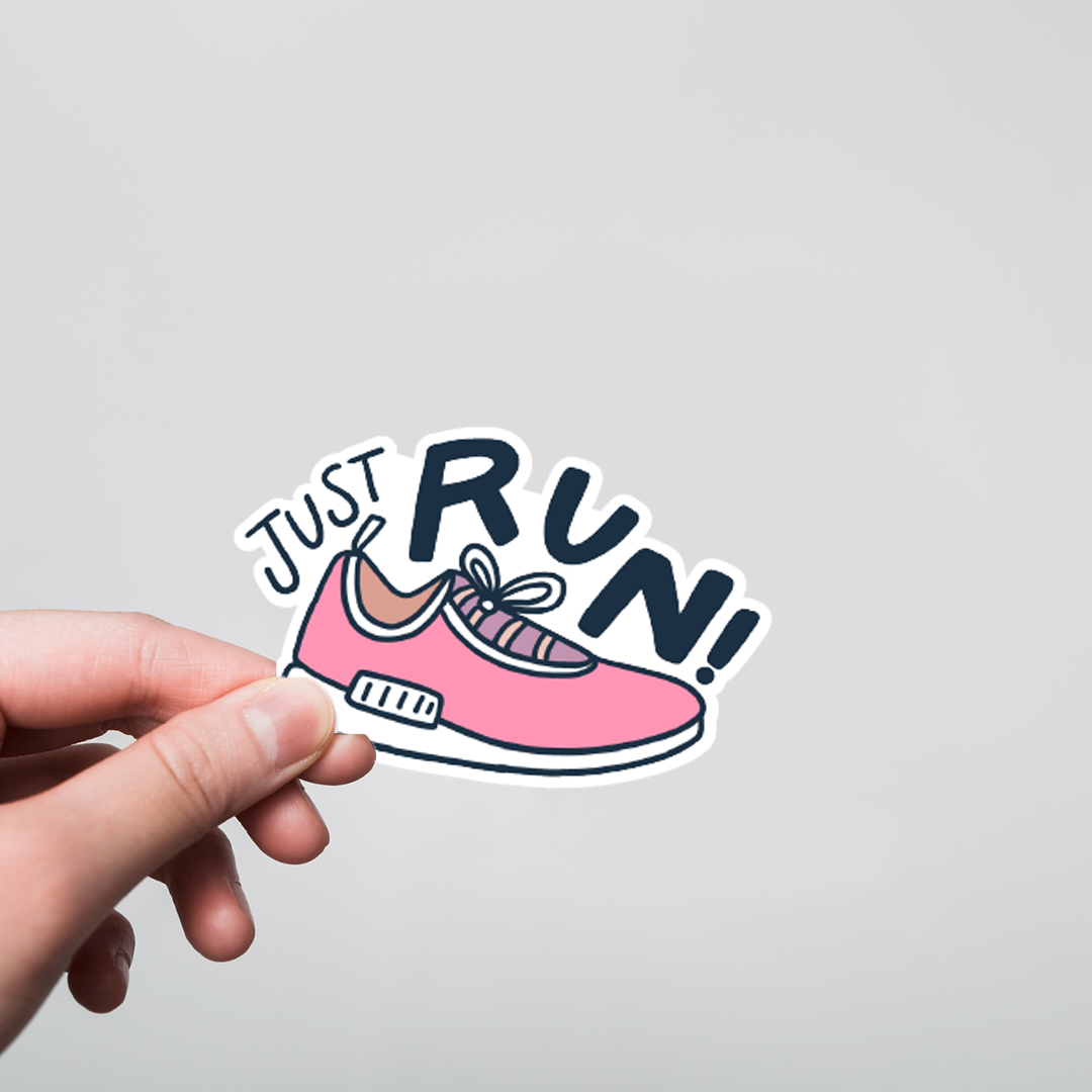 Fomo Store Stickers Casual Just Run