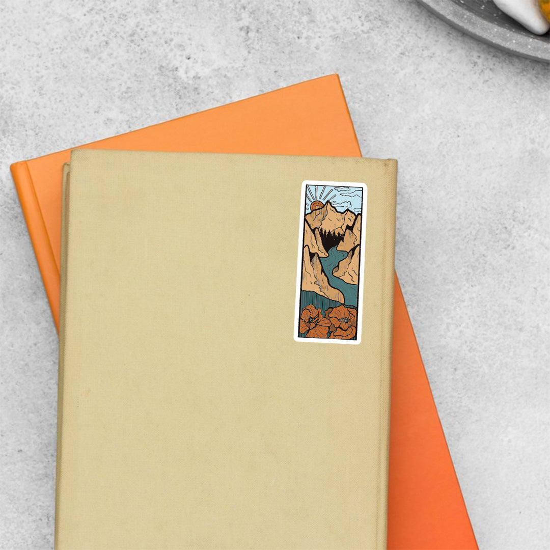 Mountain Terrain Casual Stickers