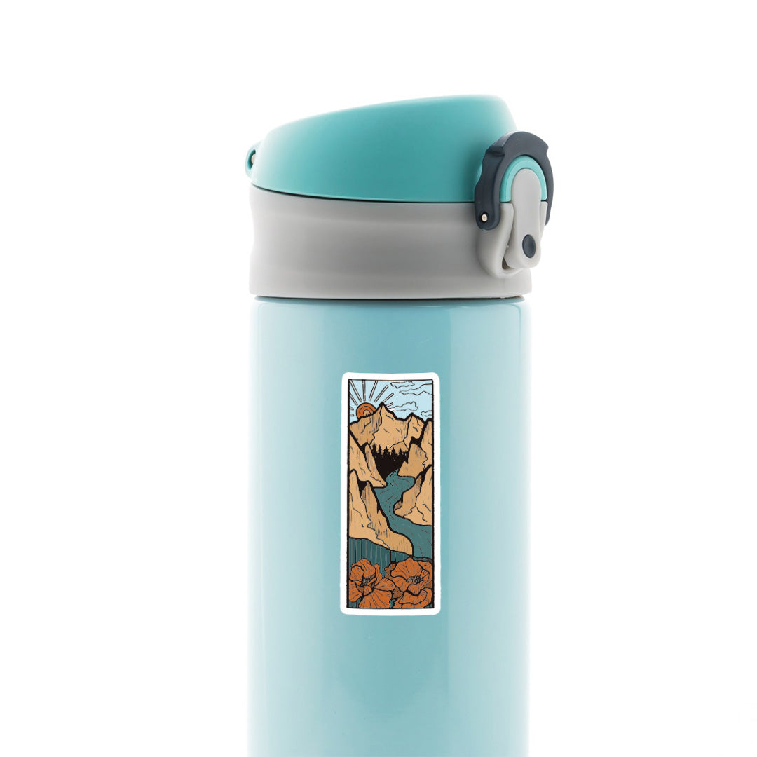 Mountain Terrain Casual Stickers