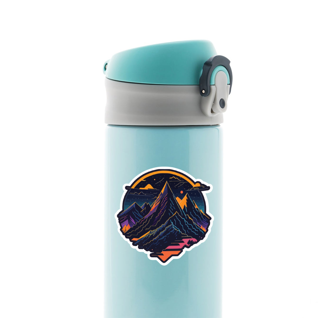 Radiant Moutainscape Casual Stickers