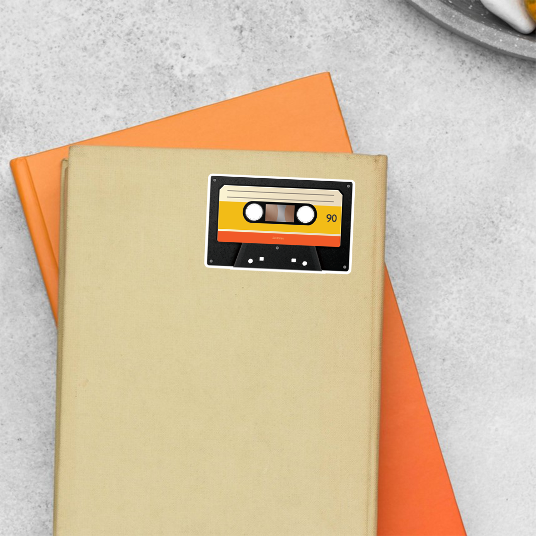 Retro Cassette Casual Stickers