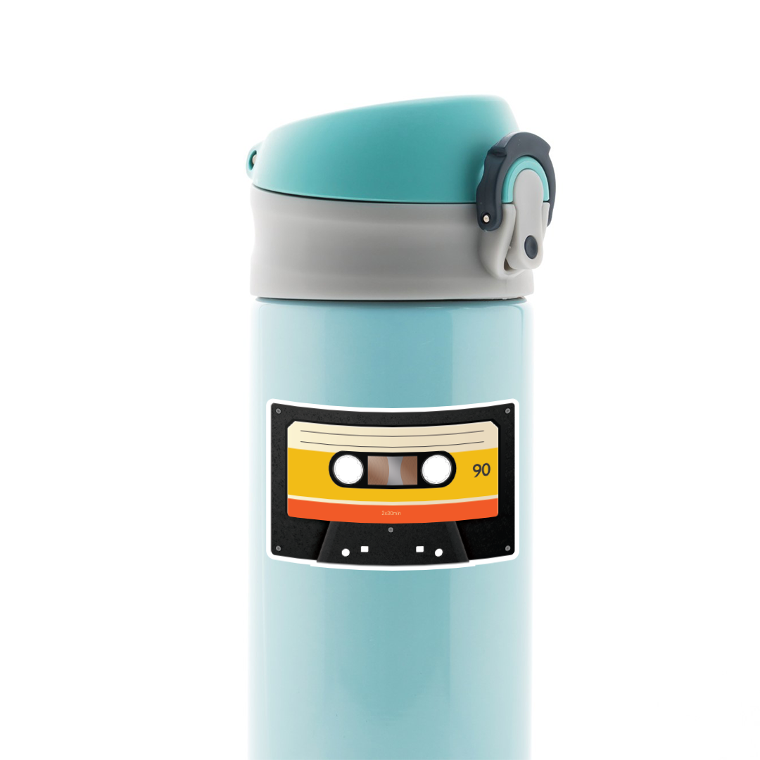 Retro Cassette Casual Stickers