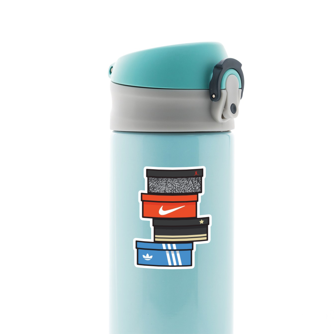 Sneaker Boxes Casual Stickers