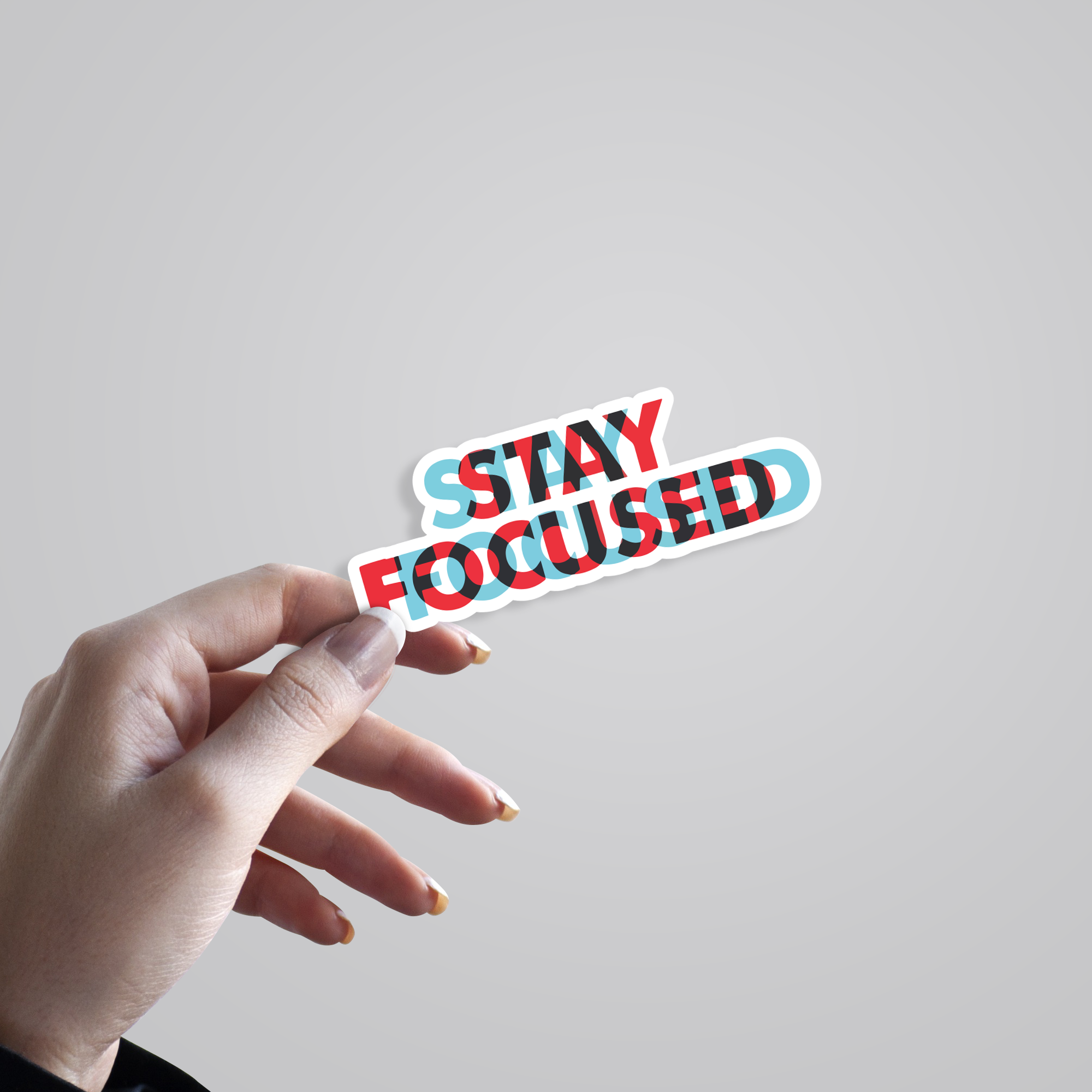 Fomo Store Stickers Casual Stay Focused