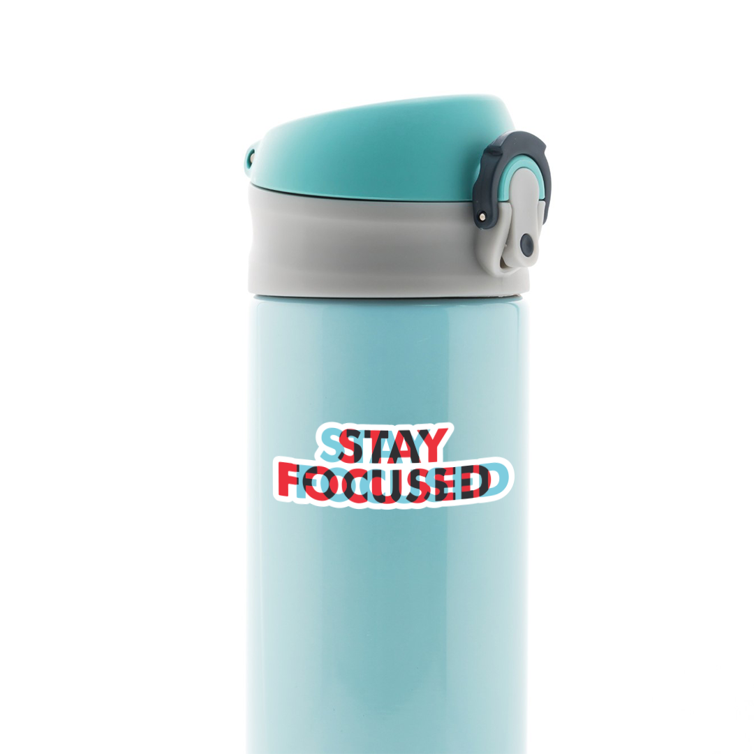 Stay Focused Casual Stickers