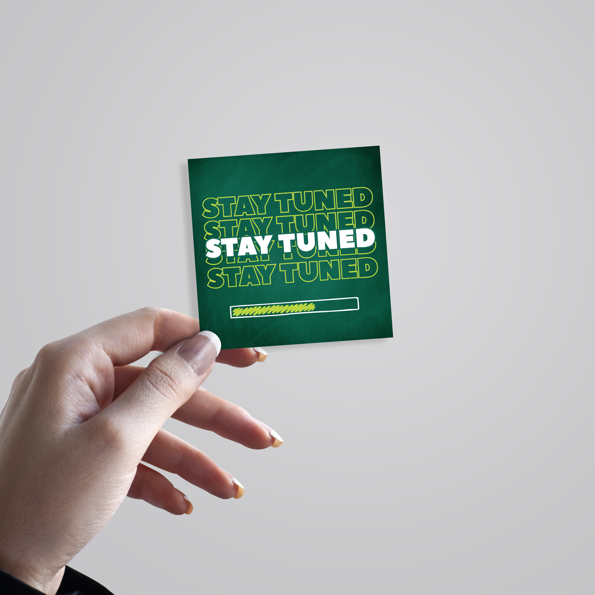 Fomo Store Stickers Casual Stay Tuned