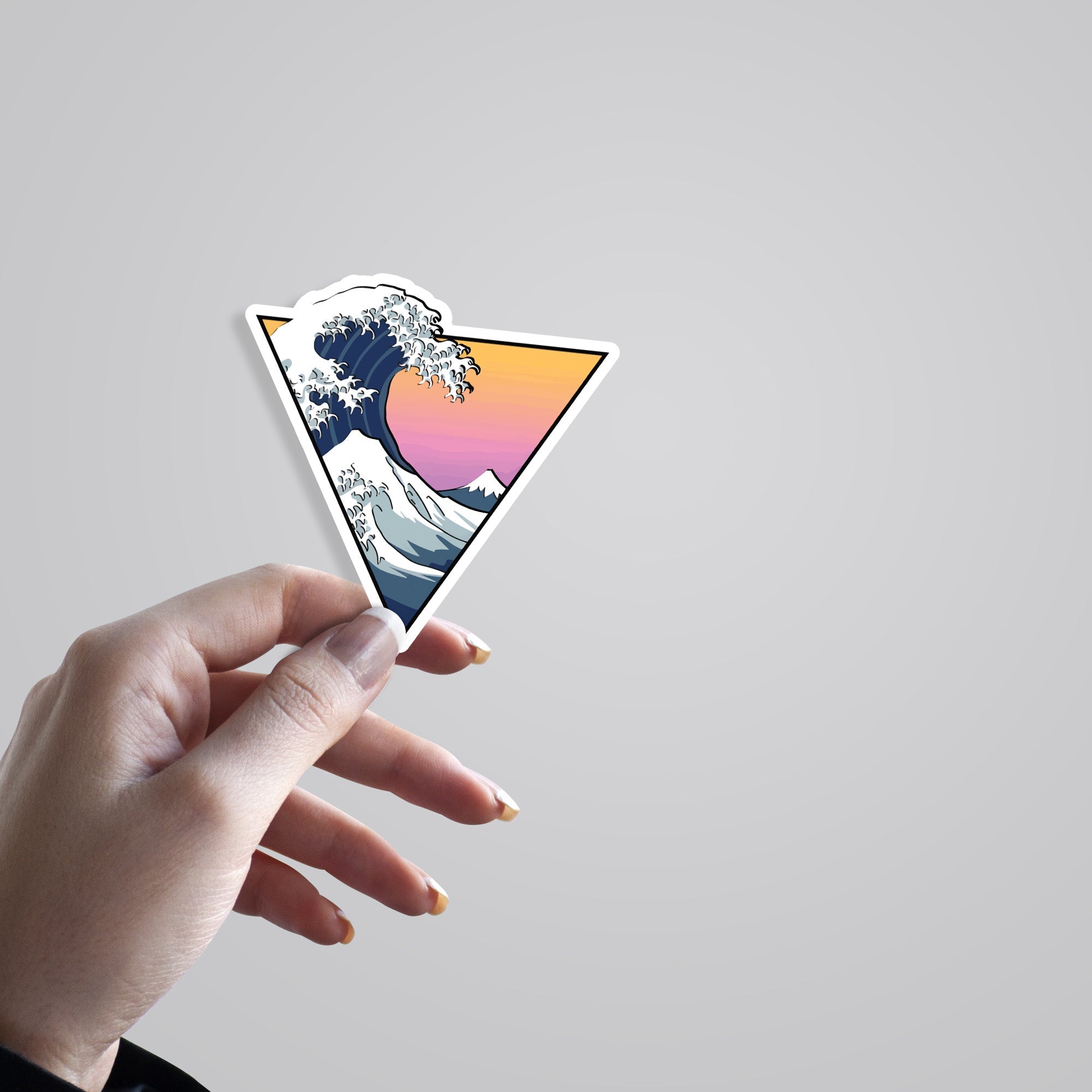 The Great Wave off Kanagawa Casual Stickers