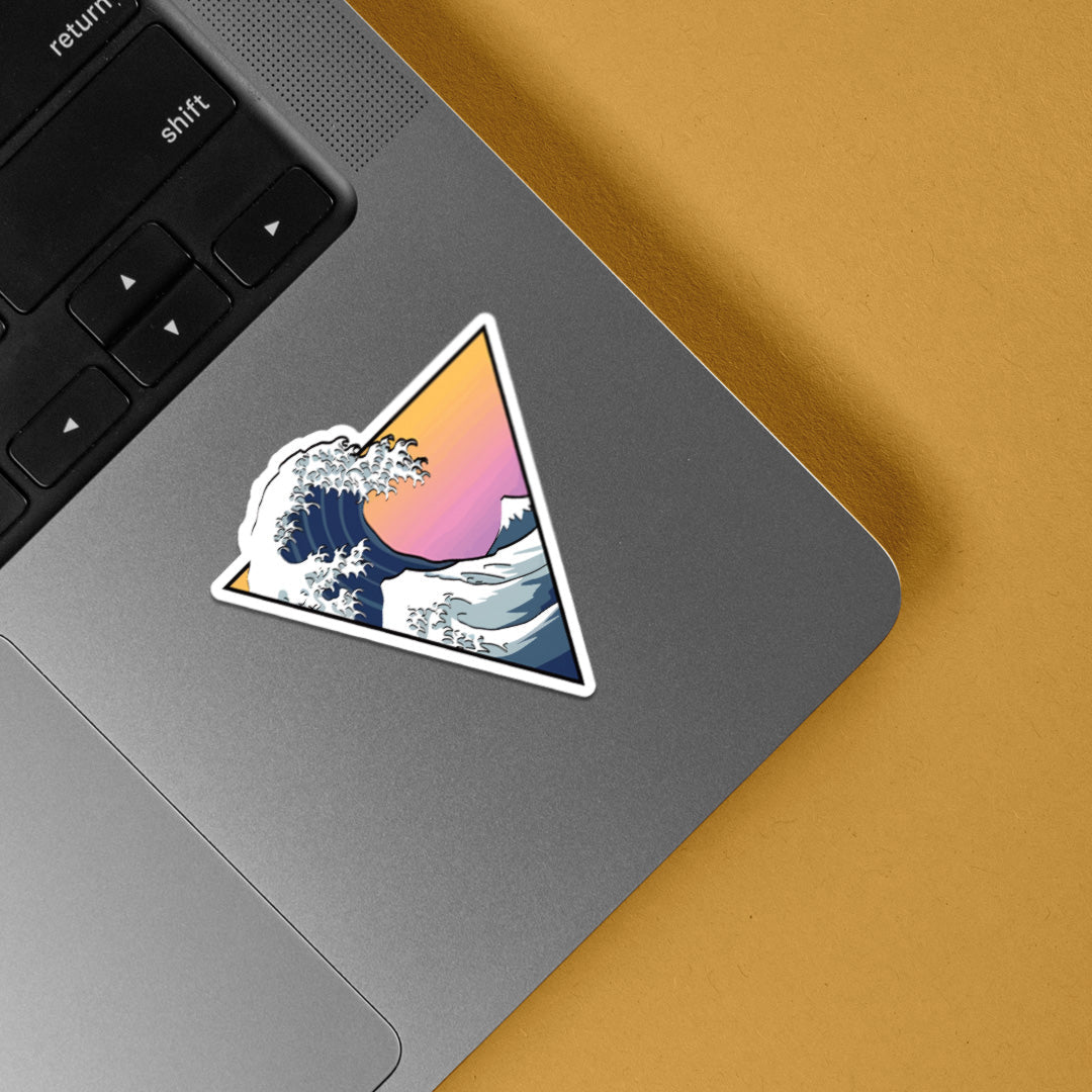 The Great Wave off Kanagawa Casual Stickers